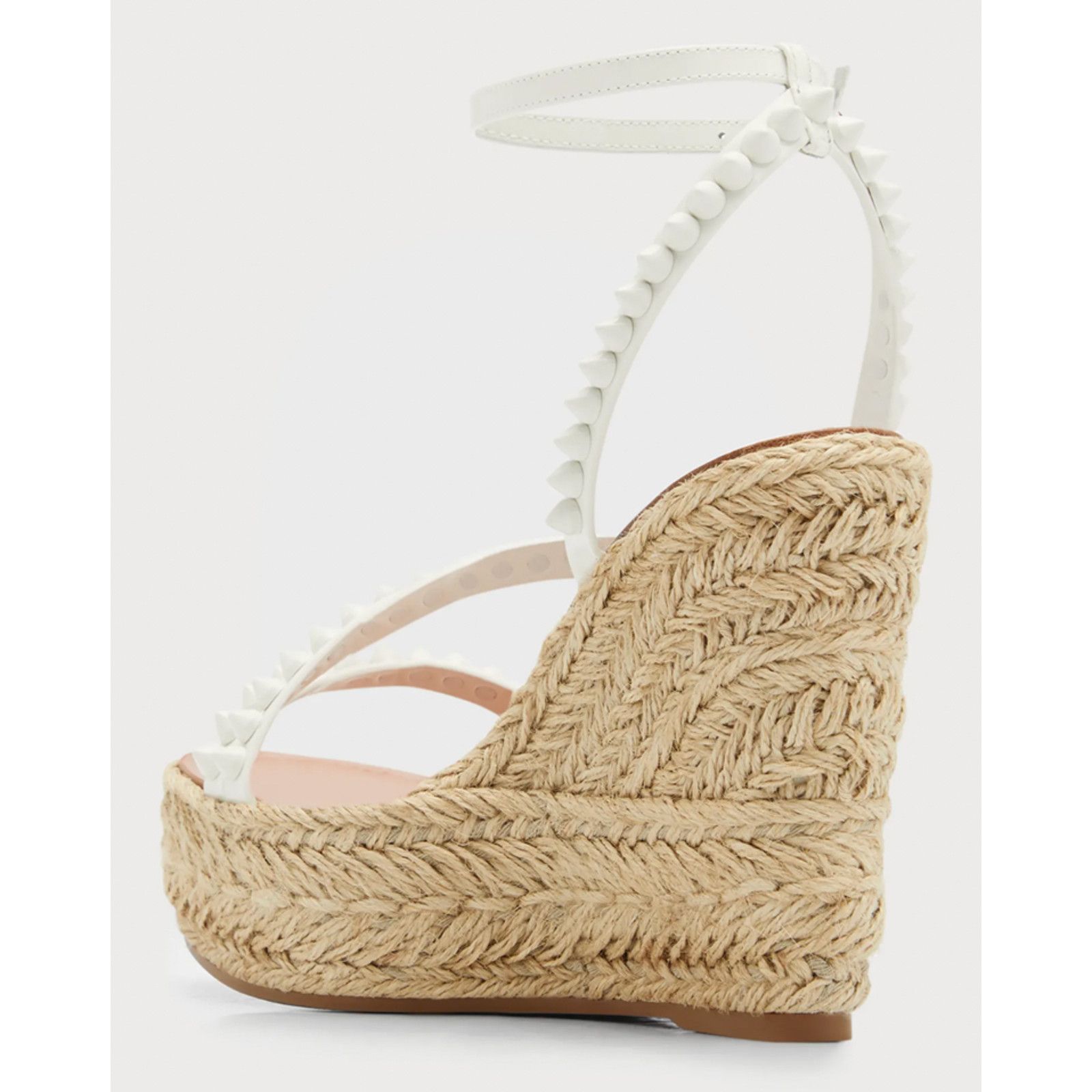 Christian Louboutin Mafaldina Zeppa 120 White Platform Wedge Sandal Heel Pump 41 Size US 11 / IT 41 - 8 Thumbnail