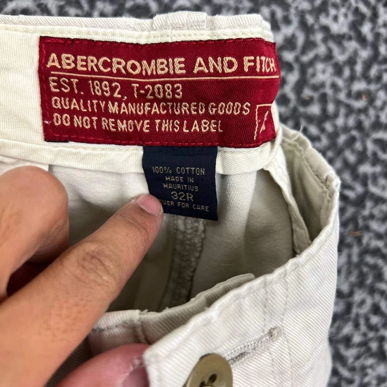 Abercrombie & Fitch Vintage Abercrombie & Fitch Pants Men 32R Straight 35x30 Size US 35 - 3 Thumbnail