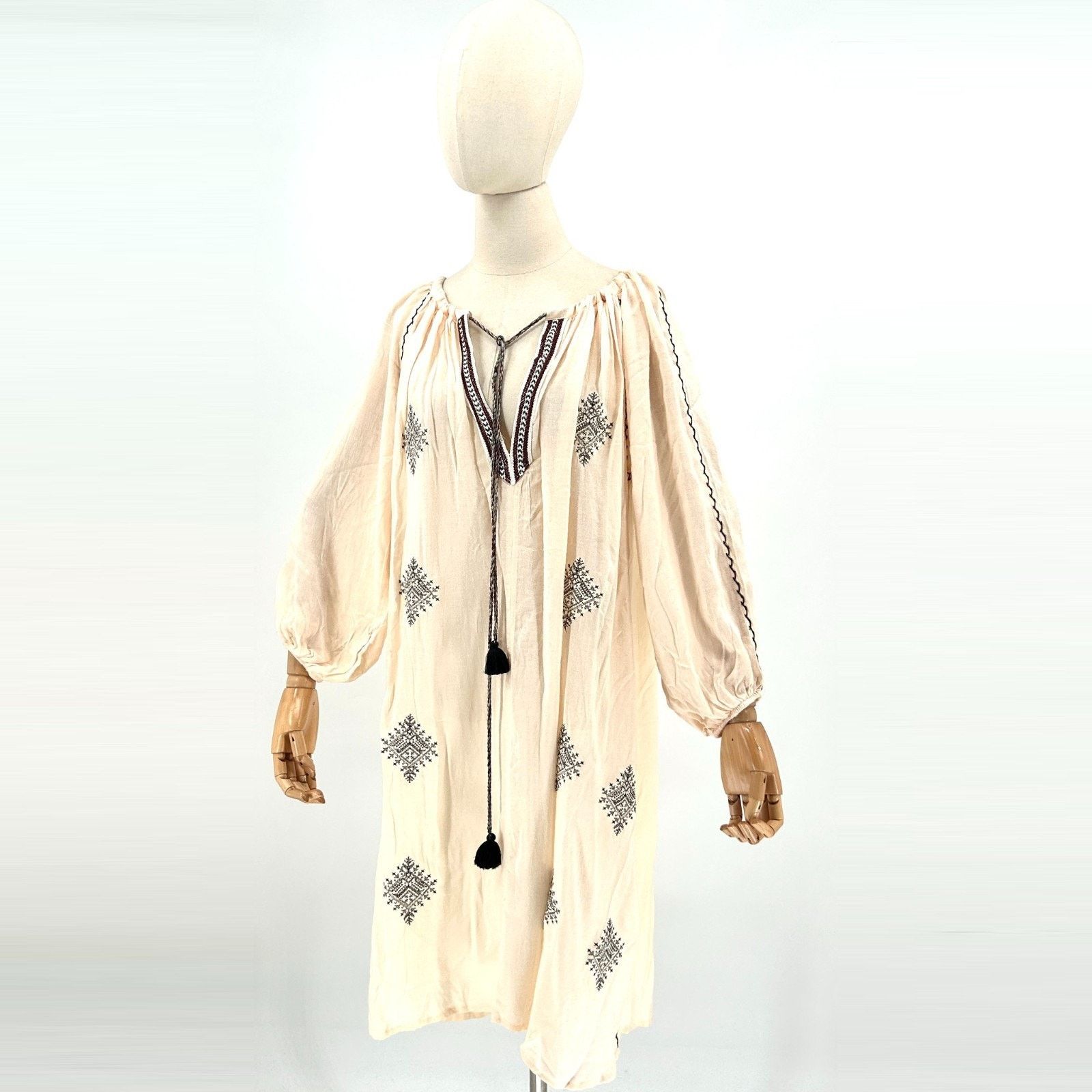 Eberjey Moroccan Pale Peach Embroidered Swim Cover Tunic Dress Size L / US 10 / IT 46 - 1 Thumbnail