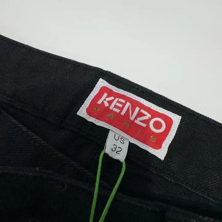 Kenzo Kenzo SS23 Black Straight-Cut Casual Jeans -2507 Size US 32 / EU 48 - 4 Thumbnail