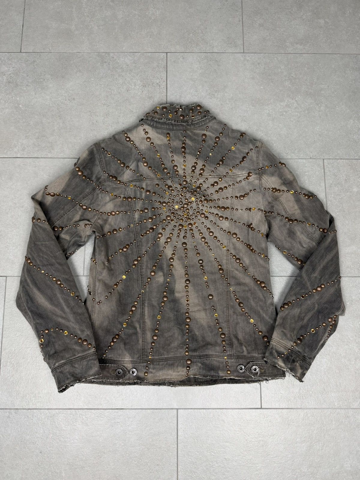 Dolce & Gabbana Dolce & Gabbana SS10 Gemstone Stud Embellished Denim Jacket Size US M / EU 48-50 / 2 - 3 Thumbnail