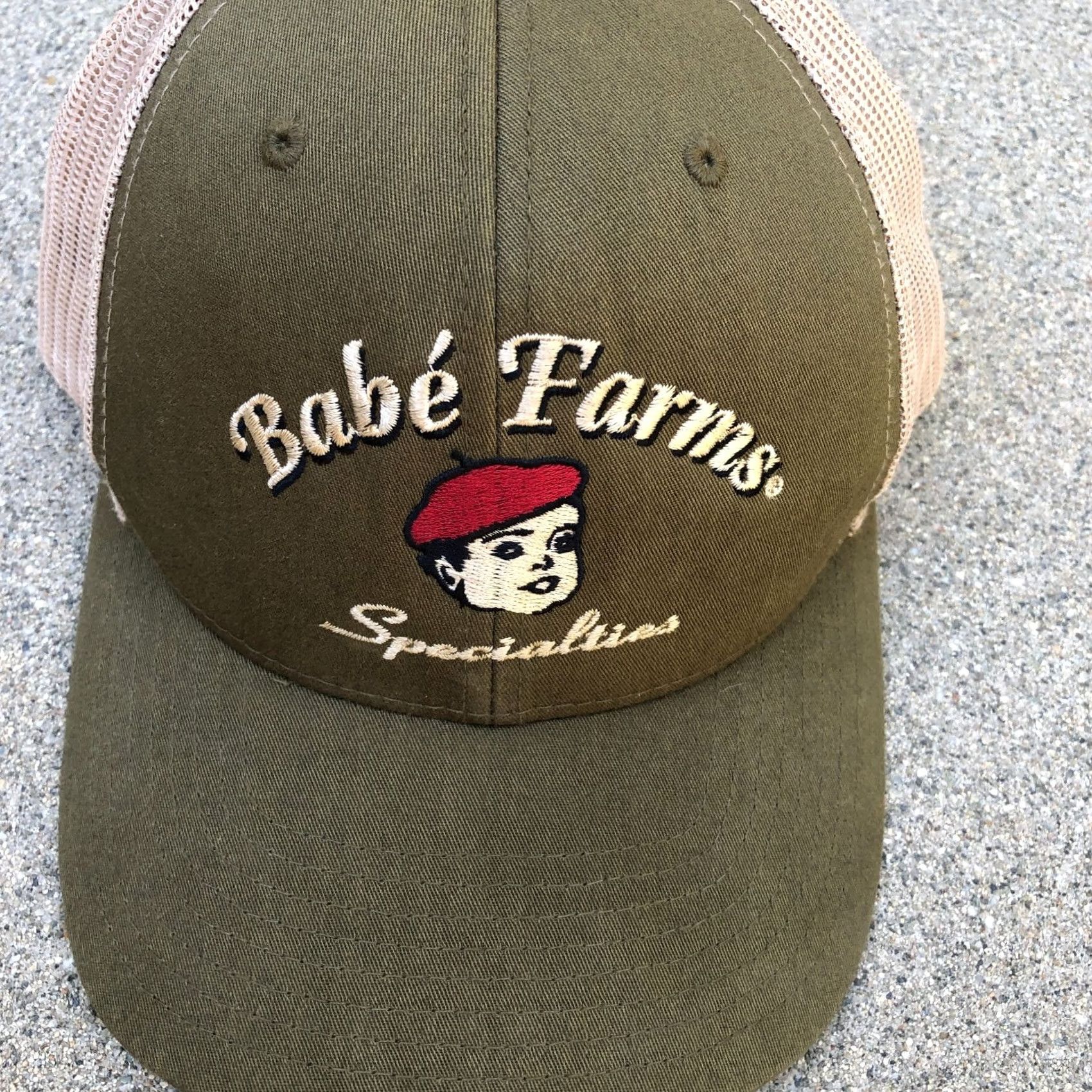 Vintage BABE'S FARMS SPECIALTIES Trucker Hat Men's One Size Green Santa Maria Cap Size ONE SIZE - 2 Thumbnail