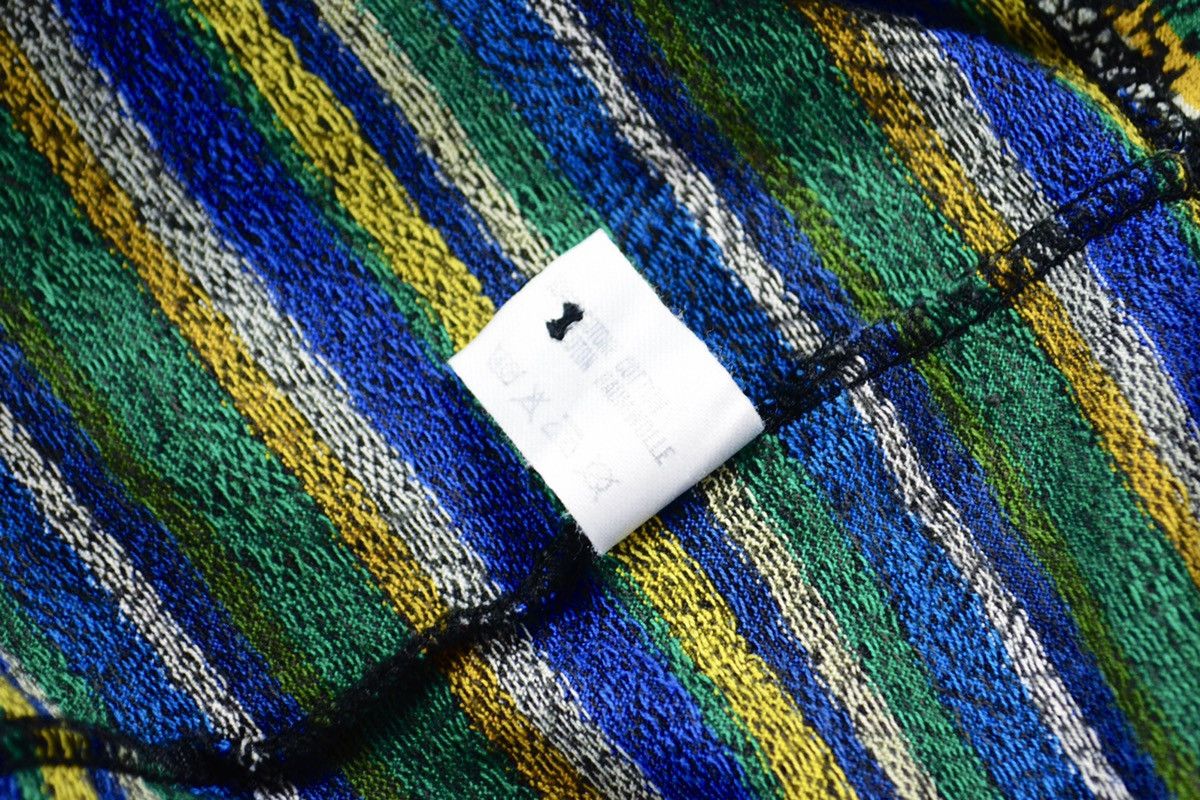 Missoni 90s Missoni Sport Knit Floral Striped Polo Shirt Size US L / EU 52-54 / 3 - 11 Thumbnail