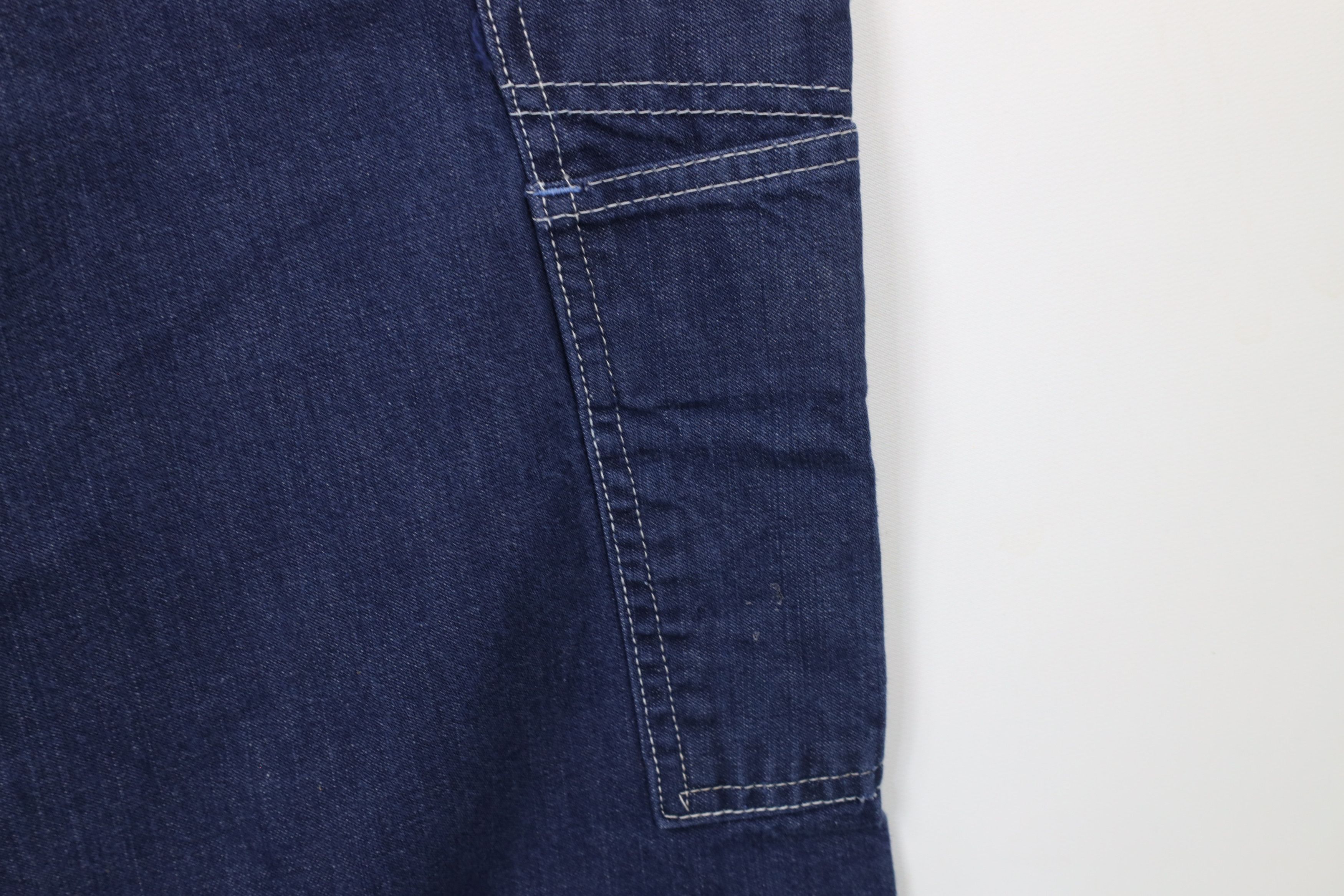 Vintage Vintage 60s 70s Streetwear Wide Leg Dungaree Denim Jeans Size US 32 / EU 48 - 11 Thumbnail