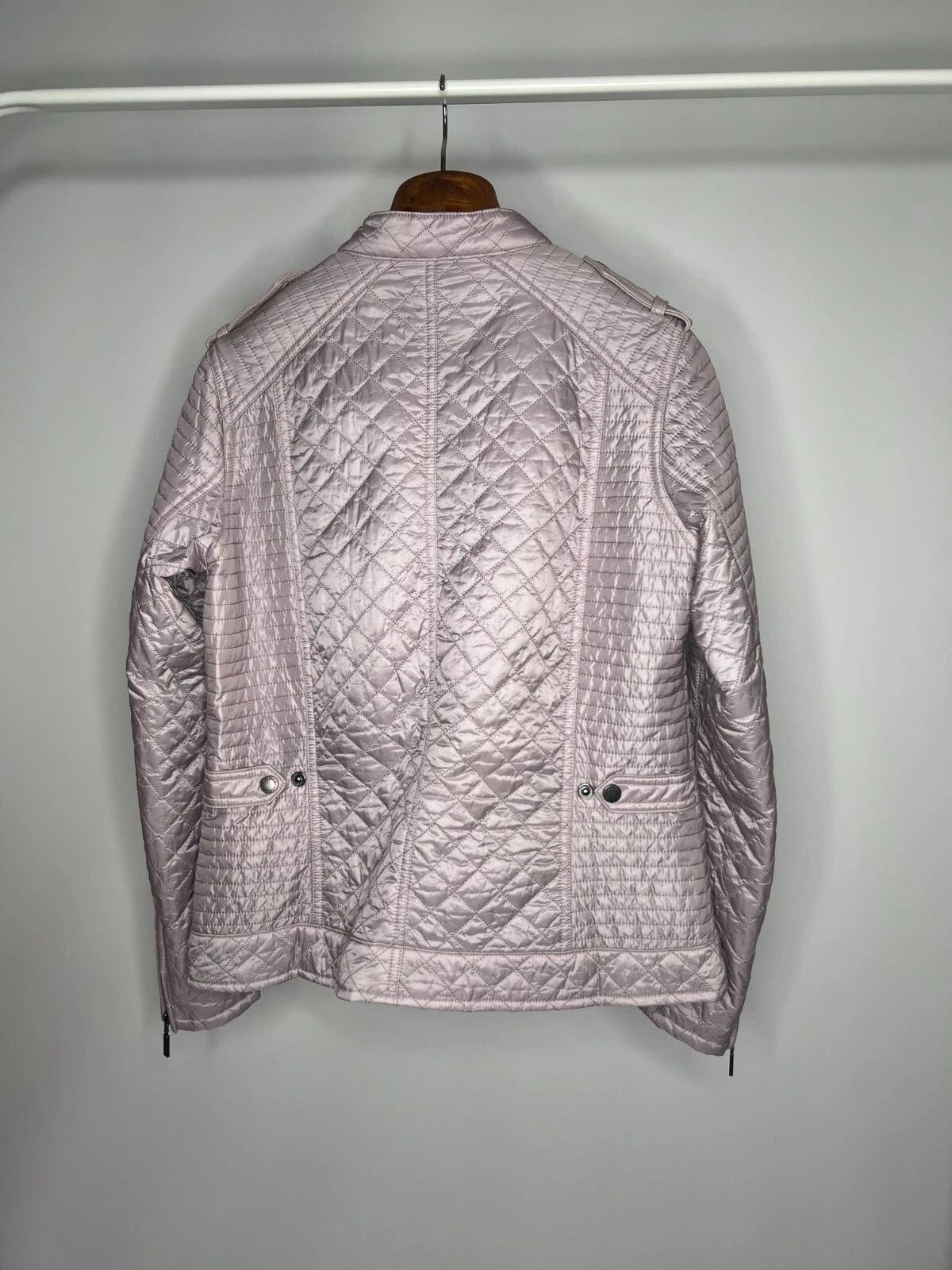 Barbour Barbour International Kleeton Quilted Pink Jacket Size XL / US 12-14 / IT 48-50 - 12 Thumbnail