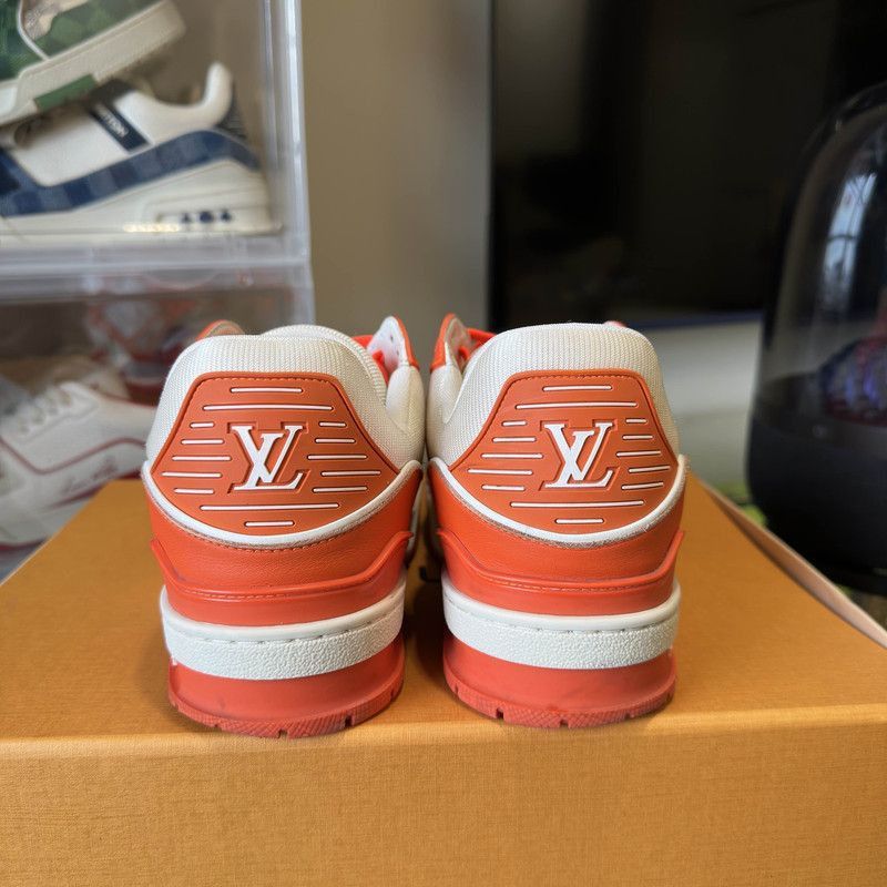 Louis Vuitton Louis Vuitton Trainer Low-Top Sneakers in Orange 0079 Size US 9.5 / IT 39.5 - 2 Thumbnail
