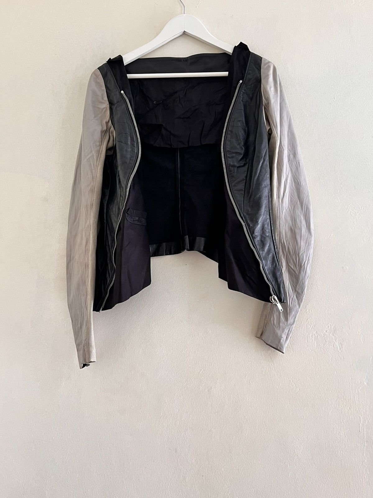 Rick Owens Vinted Leather Jacket Size L / US 10 / IT 46 - 4 Thumbnail