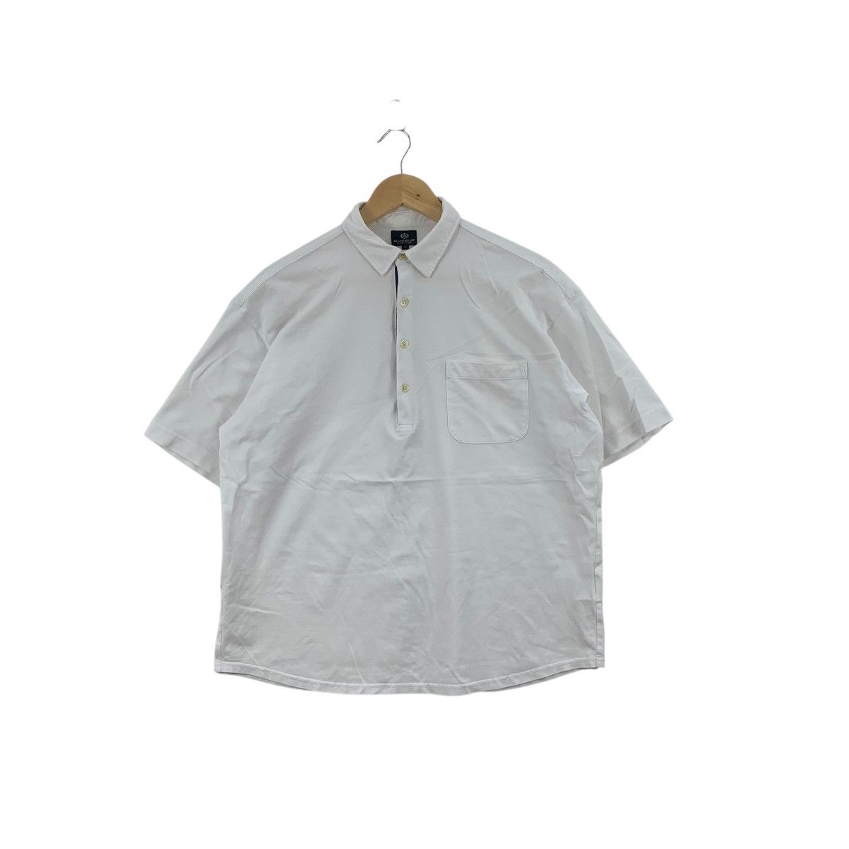 Beams Plus Vintage BEAMS PLUS HEART Collection Baggy Polo Tee Shirt Size L / US 10 / IT 46 - 1 Thumbnail