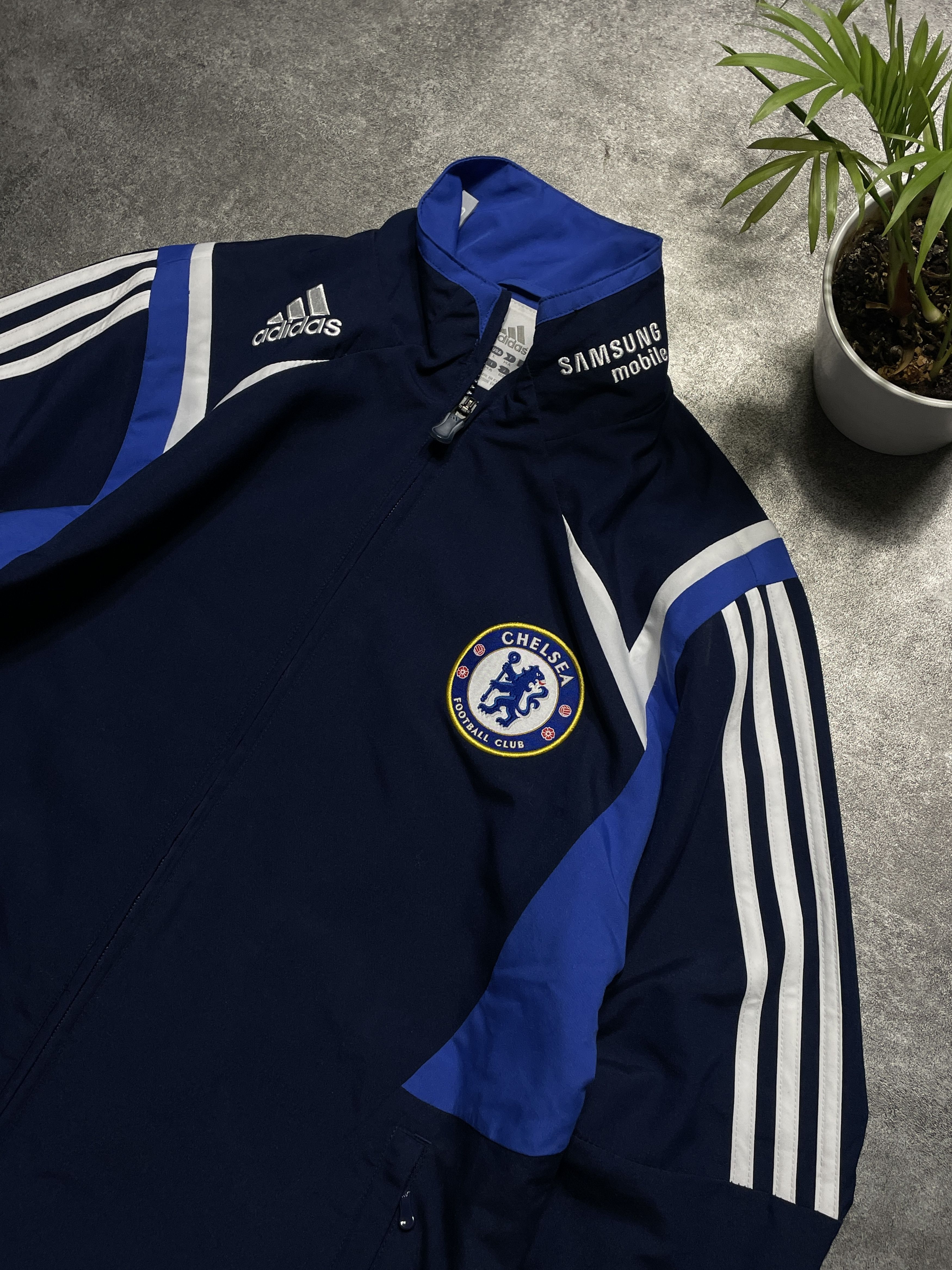 Adidas RARE Adidas x Chelsea Vintage Y2K Sweatshirt Zip Size US S / EU 44-46 / 1 - 2 Thumbnail