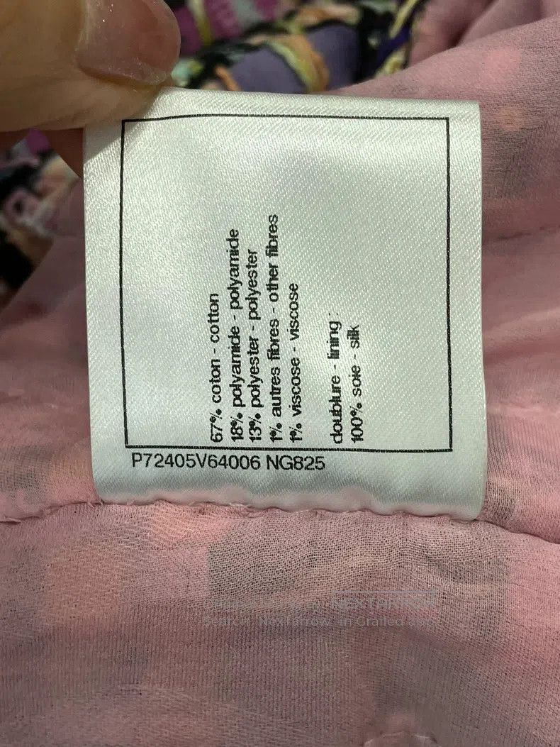 Chanel Chanel Pink-purple woven tweed coat Size XS / US 0-2 / IT 36-38 - 7 Thumbnail