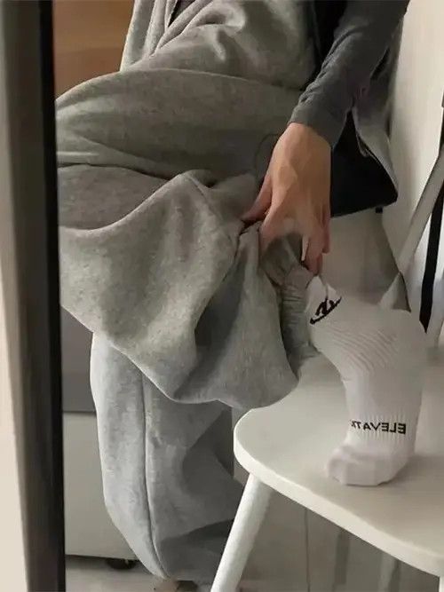 Japanese Brand × Vintage Fleece baggy Women's Sweatpant Size 28" / US 6 / IT 42 - 3 Thumbnail