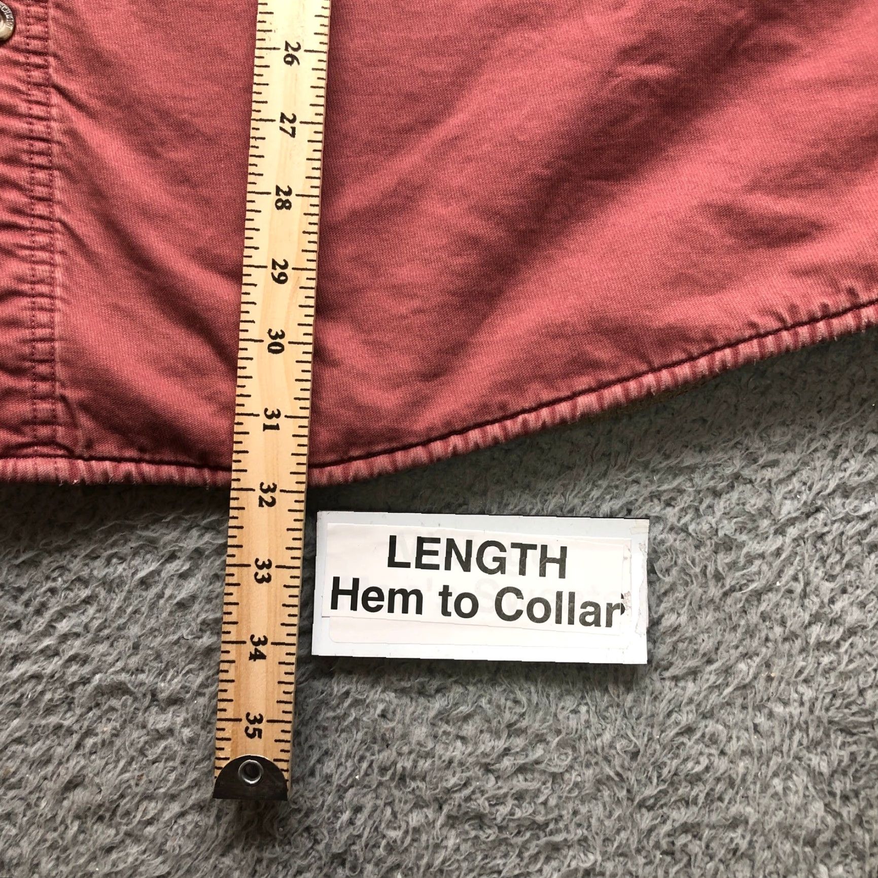 Vintage C.E. Schmidt Button-Up Shirt Mens 2XL Long Sleeve Red Canvas Fleece Lined Casual Work Shirt Size US XXL / EU 58 / 5 - 6 Thumbnail