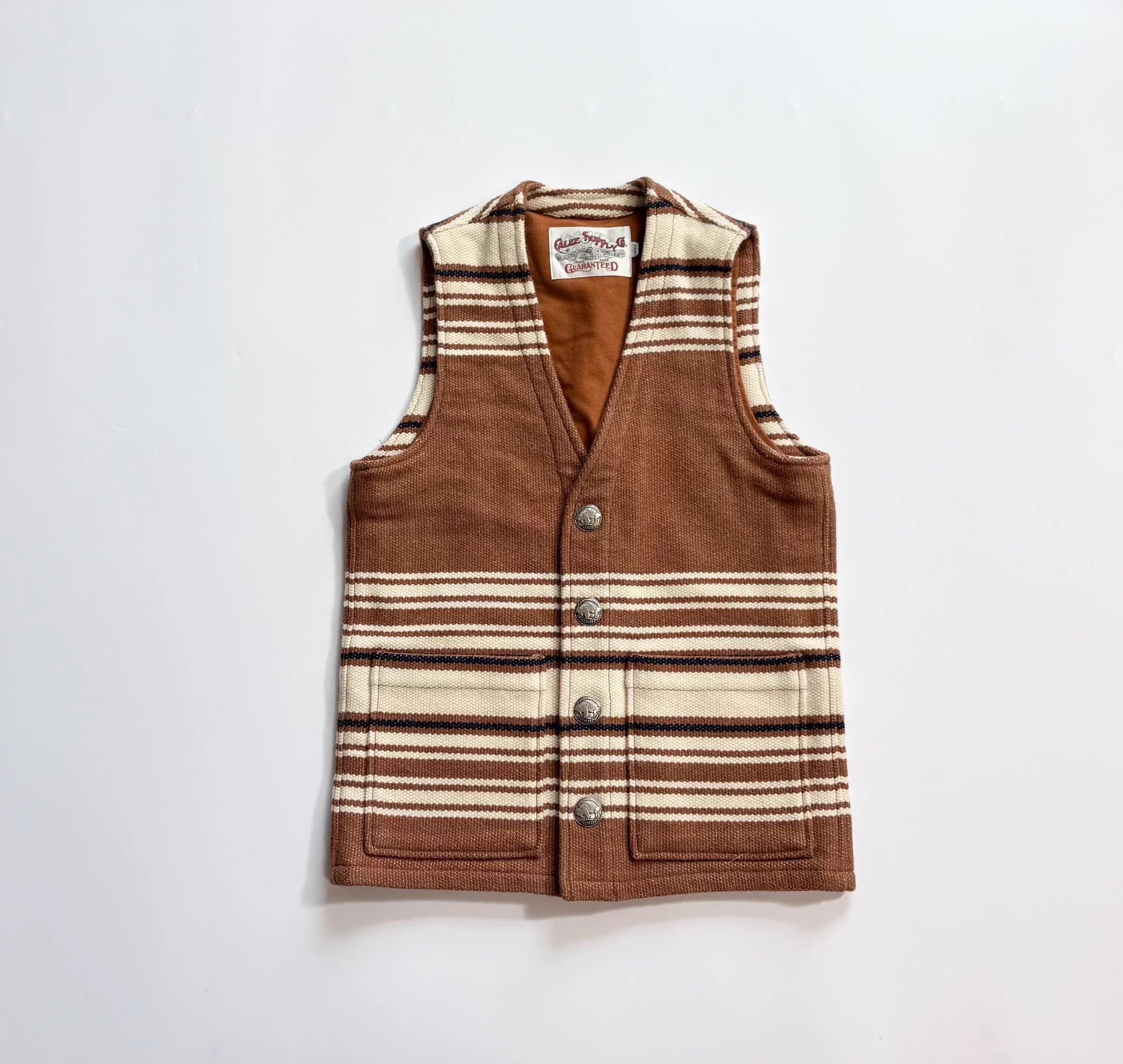 Other CALEE Carpet Cloth Silver Button Vest S Size US S / EU 44-46 / 1 - 1 Thumbnail