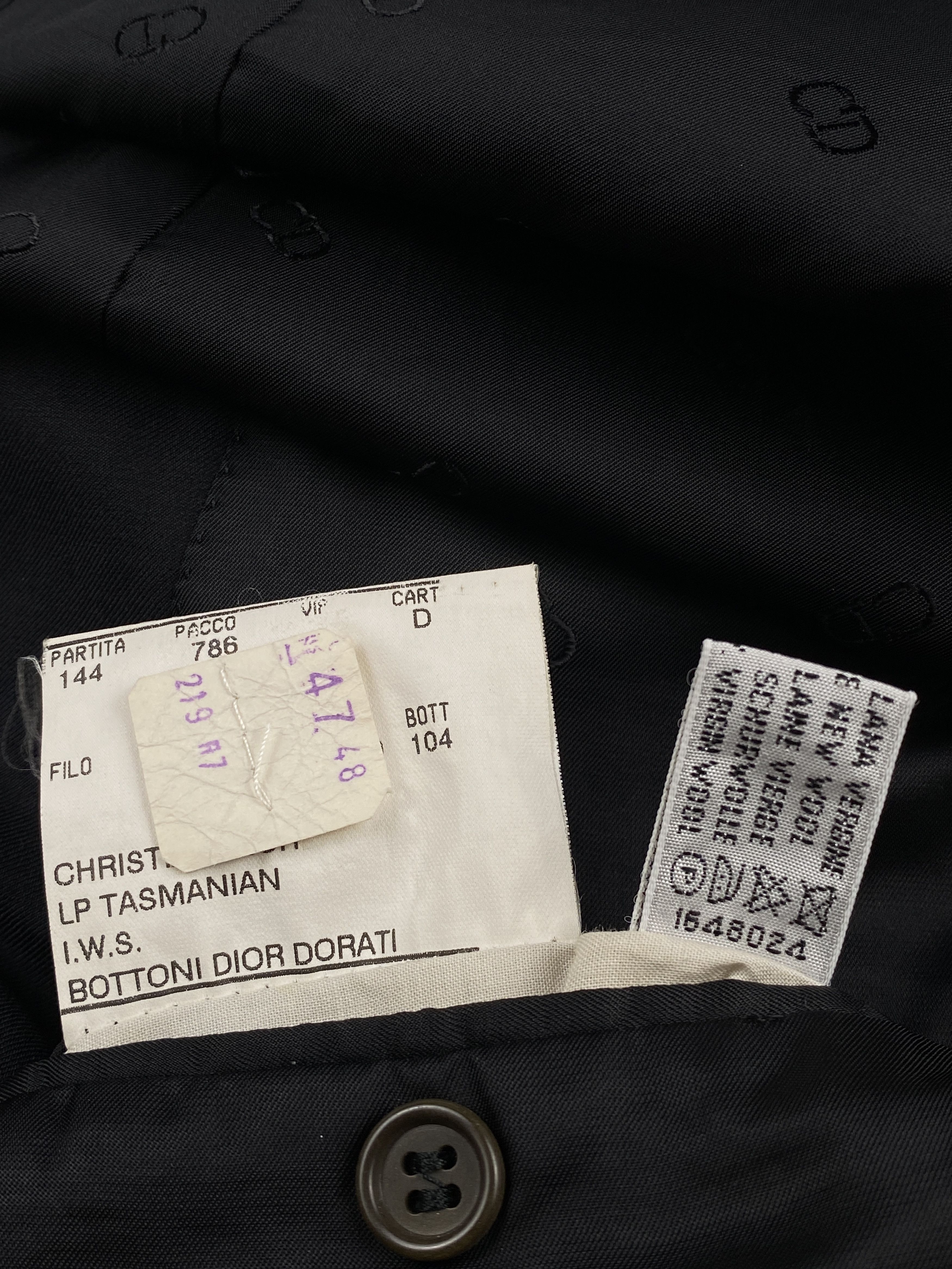 Christian Dior Monsieur Boutique Single Breasted Blazer Size US M / EU 48-50 / 2 - 13 Thumbnail