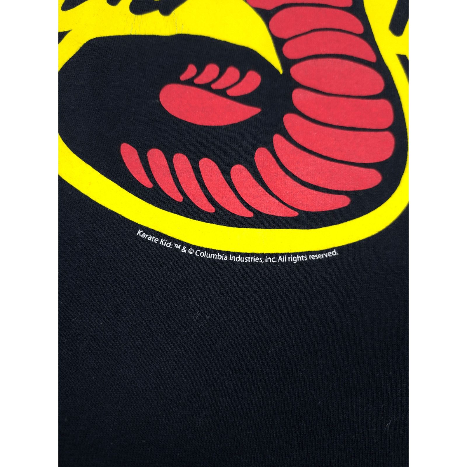 Vintage 💎 Vintage Cobra Kai Karate Kid Movie Snake Graphic T-shirt Size US S / EU 44-46 / 1 - 4 Thumbnail