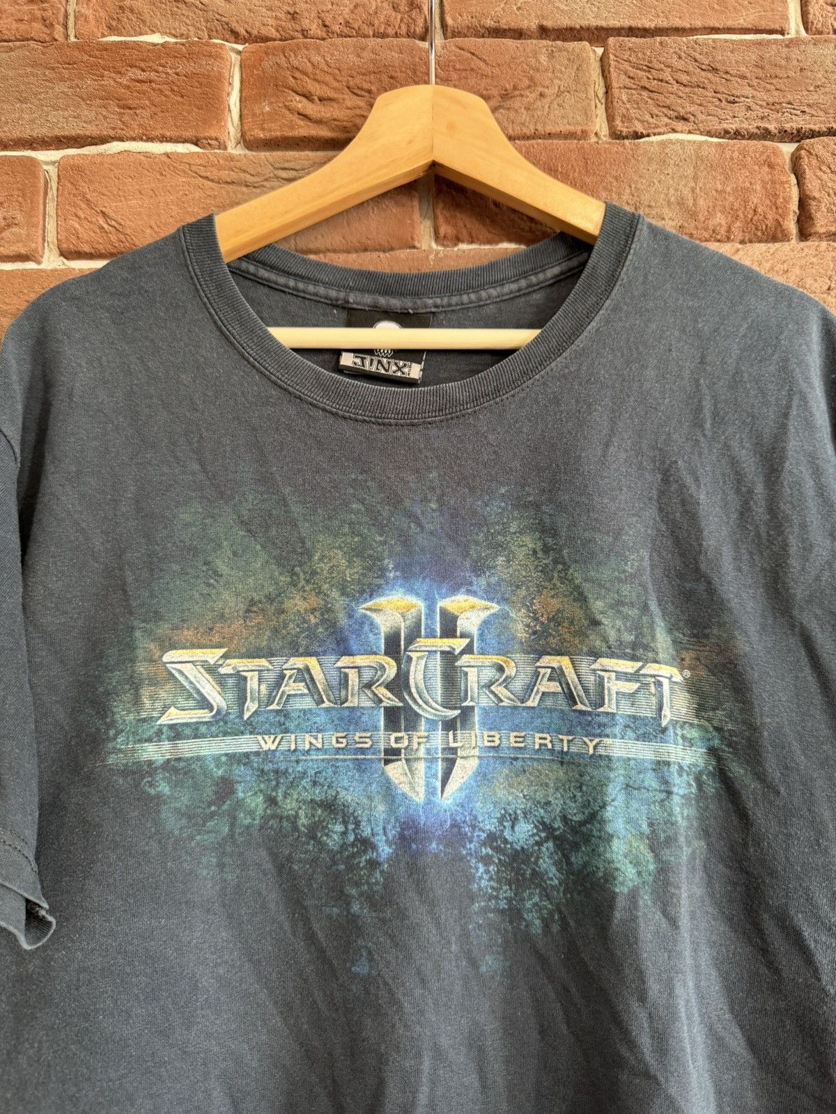 Vintage Vintage Y2k Star Craft II Jinx Navy Medium Tee Video Game Size US M / EU 48-50 / 2 - 3 Thumbnail
