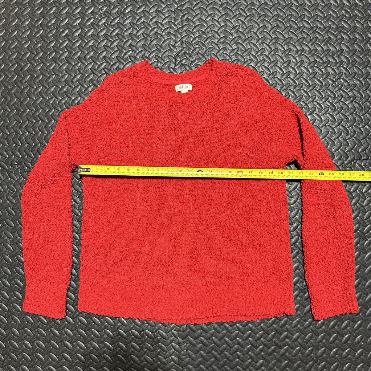 Other Style & Co Chunky Tight Knit Sweater Pullover Women’s Large Size L / US 10 / IT 46 - 3 Thumbnail