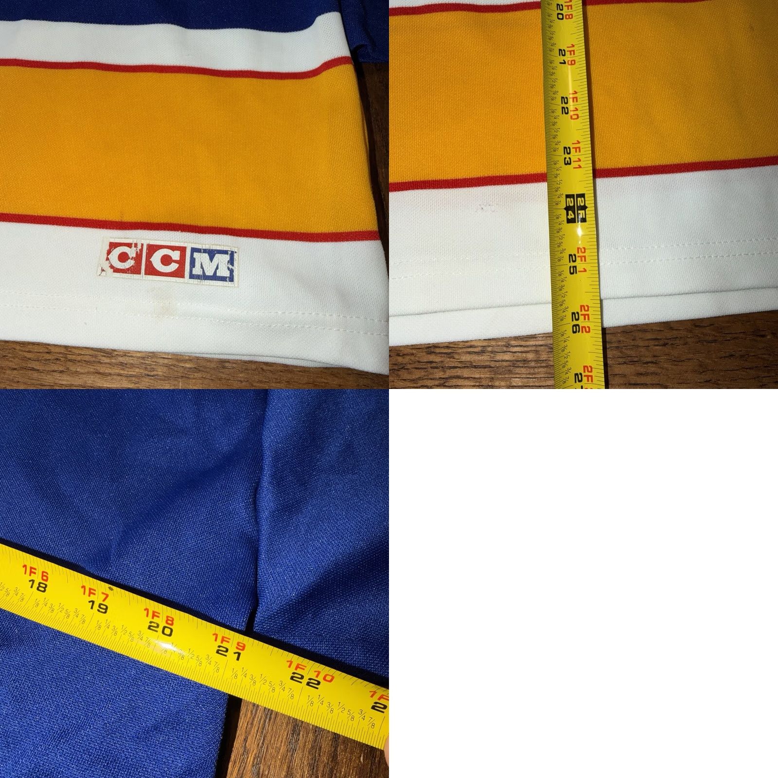 Vintage VINTAGE CCM Jersey Shirt Men’s Medium Blue Graphic Print 80s Skating Sport Logo Size US M / EU 48-50 / 2 - 9 Thumbnail