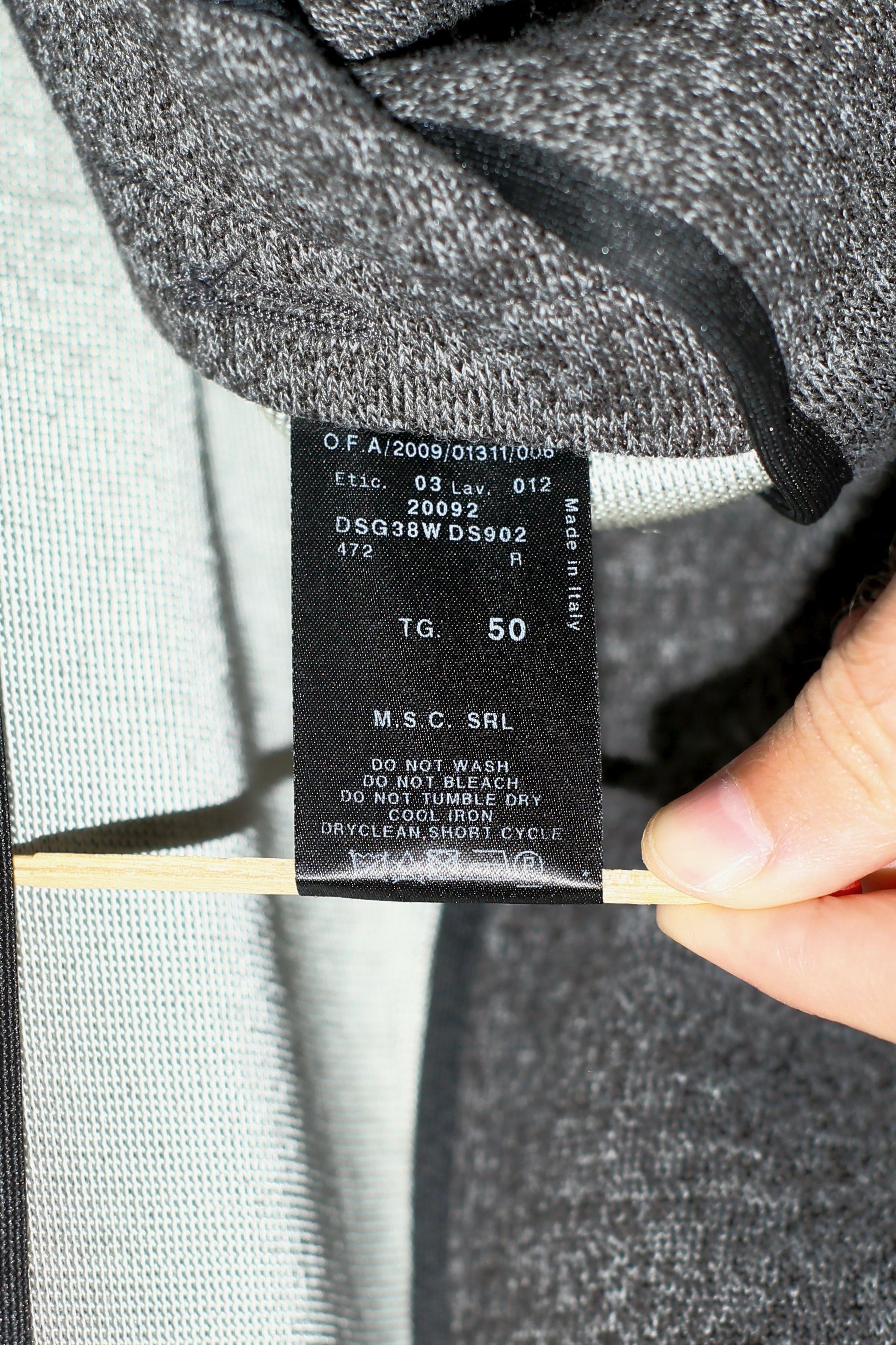 Giorgio Armani FW09 Runway Gray Melange Jacket Size 40R - 8 Thumbnail