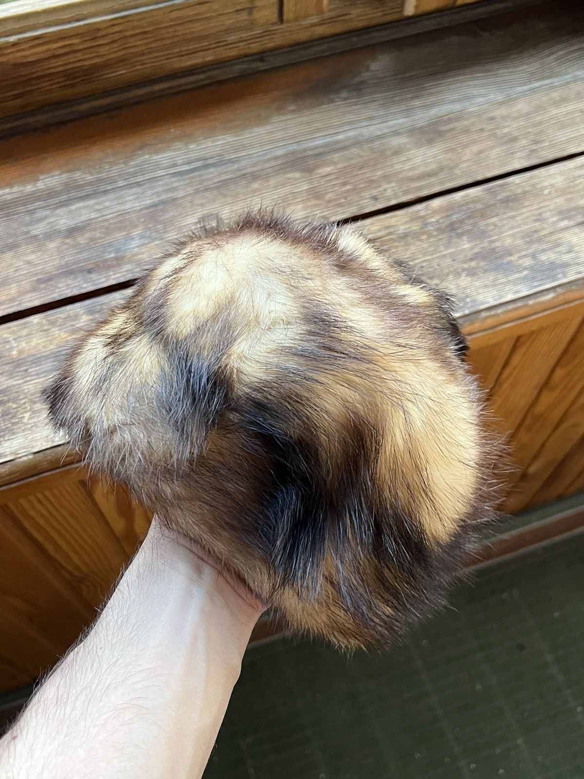 Vintage Leather Ushanka Trapper Hat Furry Mohair Fuzzy Fur Hat Y2K Size ONE SIZE - 7 Thumbnail