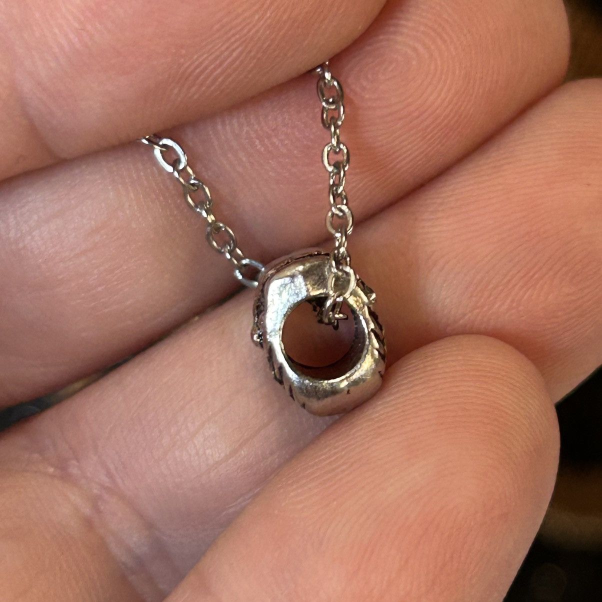 Handmade Handcrafted dual sided owl charm slider pendant necklace Size ONE SIZE - 6 Thumbnail