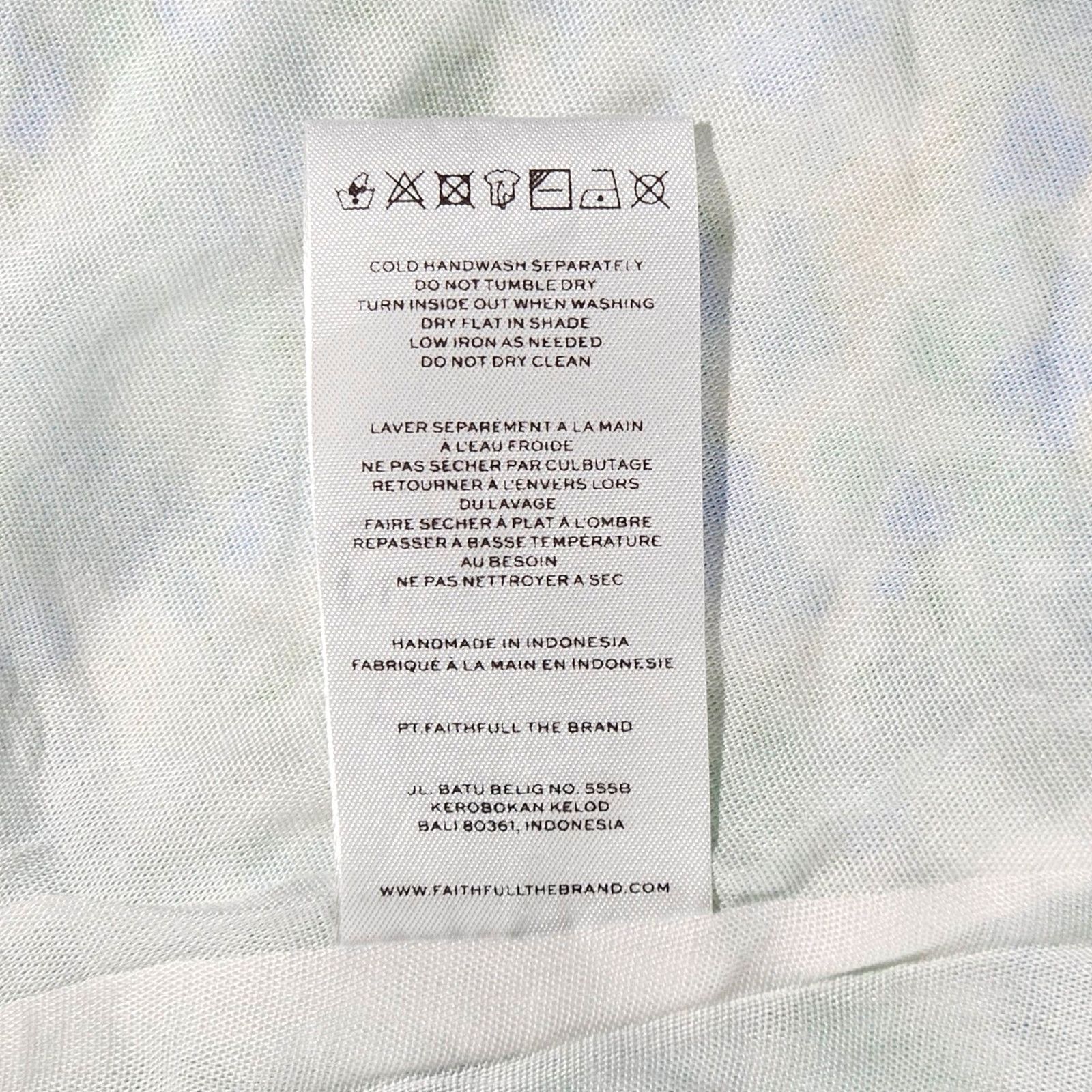 FAITHFULL NWT Faithfull the Brand Gaia Mini Dress Sz. 6 [M] Blue Green Size M / US 6-8 / IT 42-44 - 10 Thumbnail