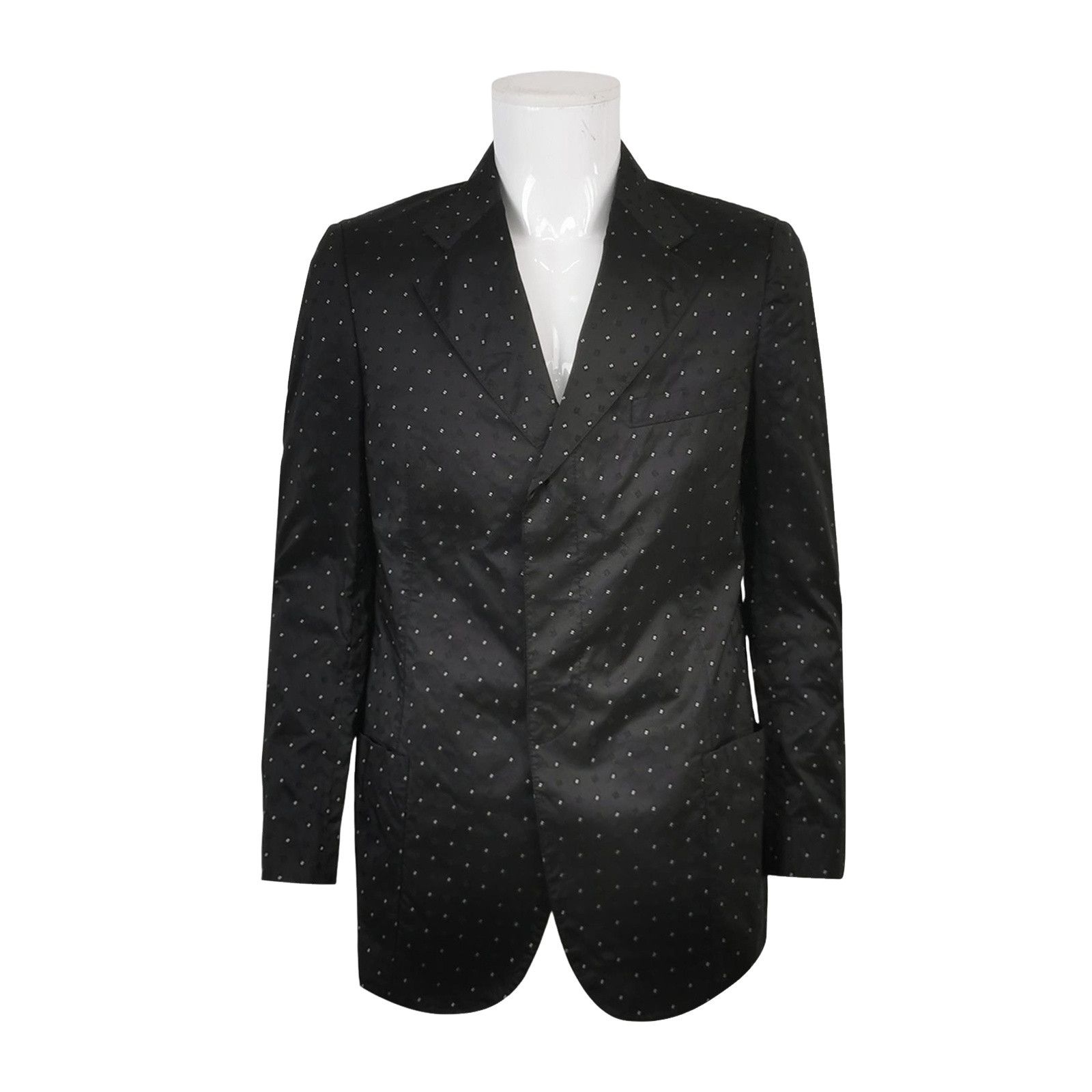 Giorgio Armani Giorgio Armani Geometric Silk Blazer 42R Size 42R - 1 Thumbnail