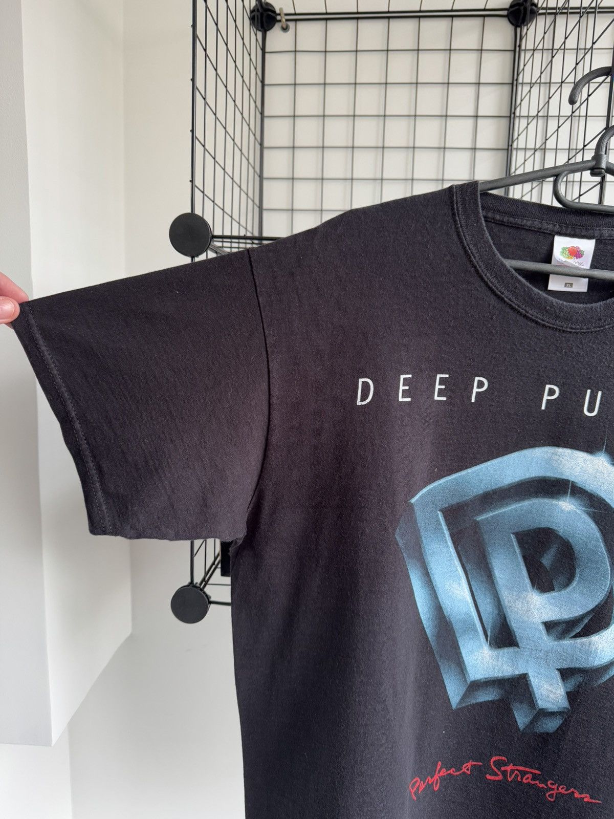 Band Tees × Vintage VINTAGE DEEP PURPLE PERFECT STRANGER TEE Size US XL / EU 56 / 4 - 2 Thumbnail