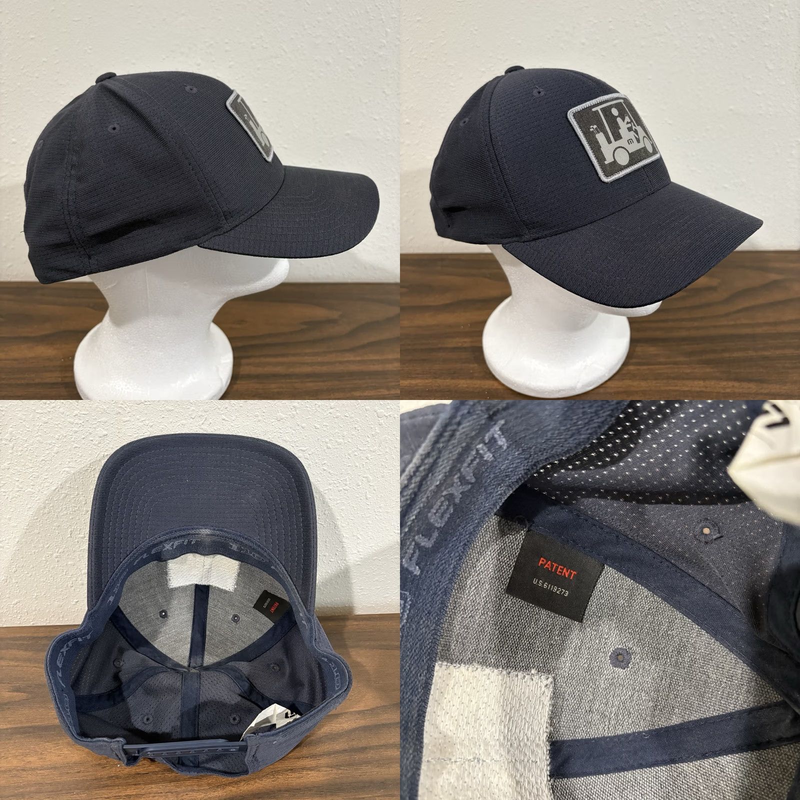 TravisMathew Travis Mathew Hat Cap Snapback Navy Blue Golf Cart Golfer One Ten Flexfit Adjustable Lightweight Baseball Cap Mens Boys? Size ONE SIZE - 8 Thumbnail