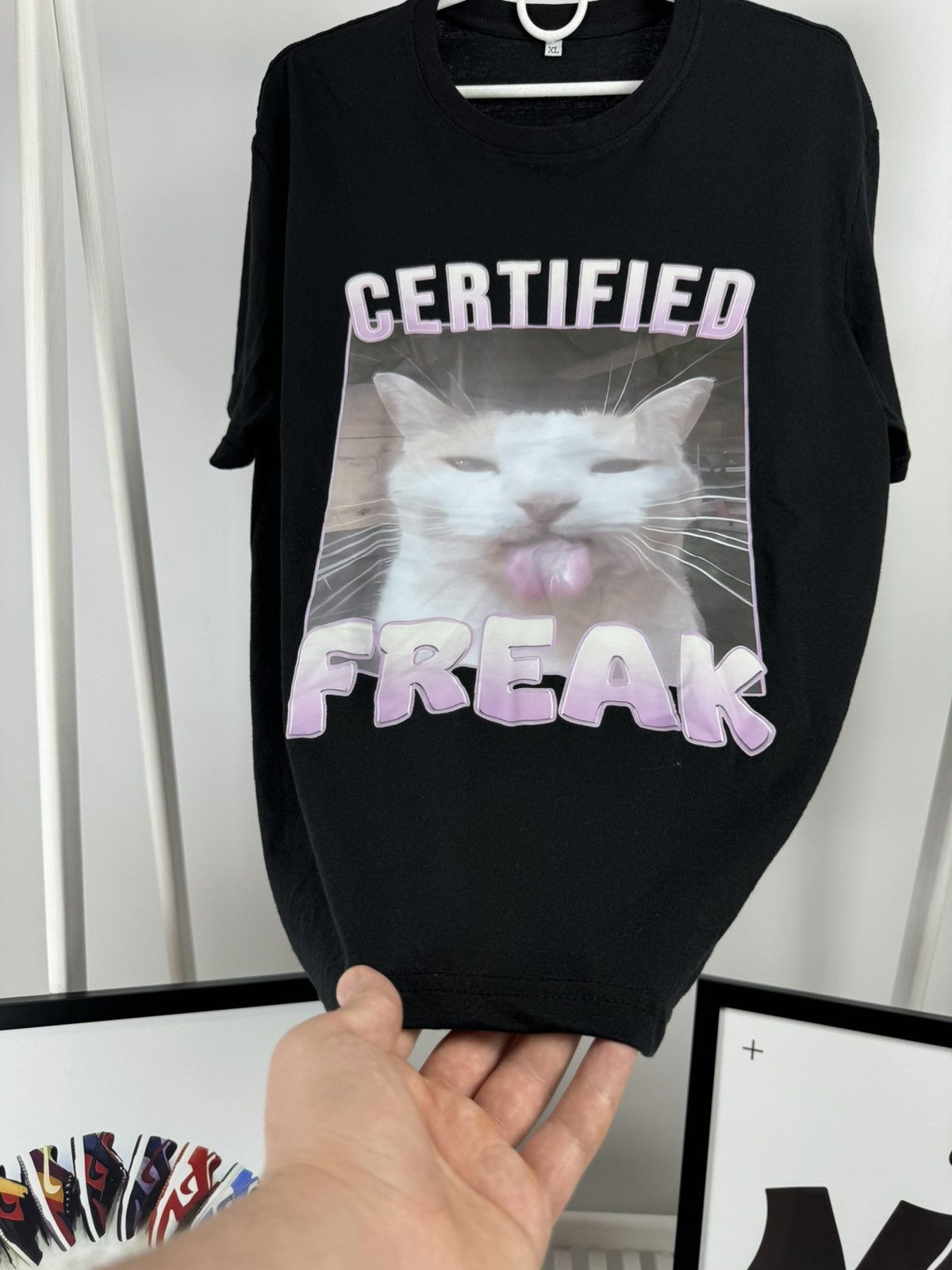 Other Funny Freak Cat Tee Size US XL / EU 56 / 4 - 3 Thumbnail