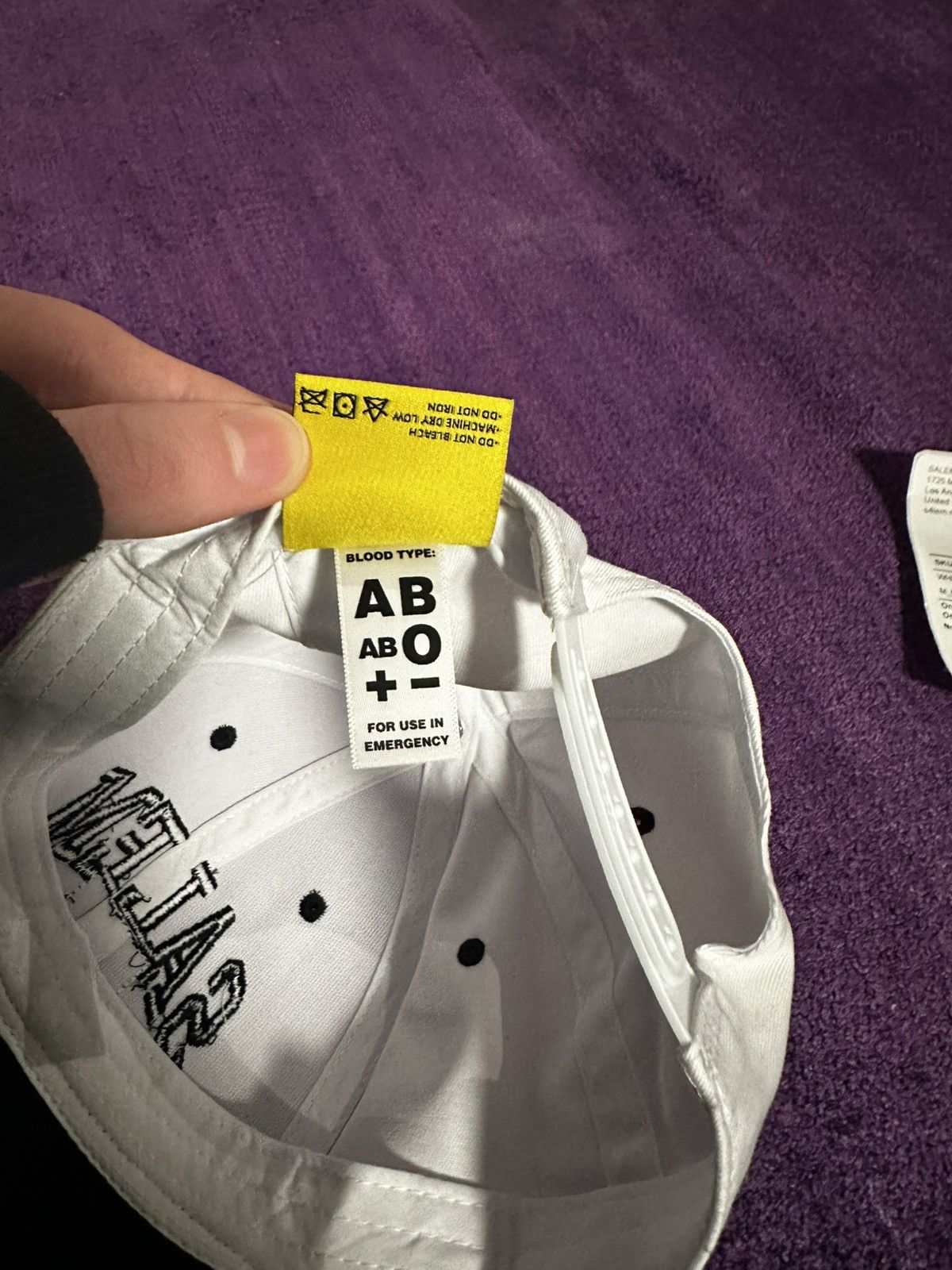S4LEM S4LEM Salem Flag Cap White EU Size ONE SIZE - 3 Thumbnail