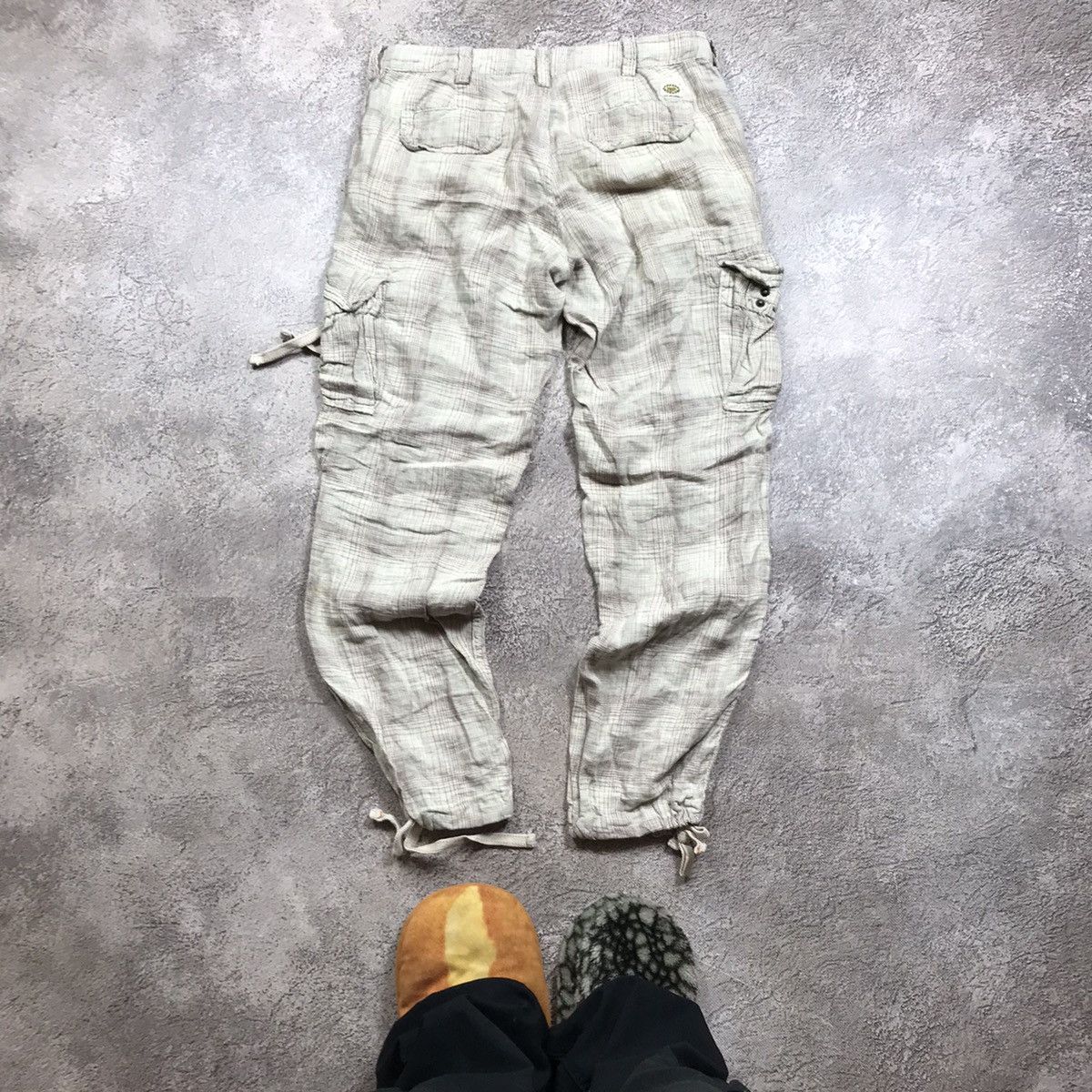 Vintage Vintage Y2K Baggy Cargo Pants Distressed Tactical Streetwear Size US 28 / EU 44 - 6 Thumbnail