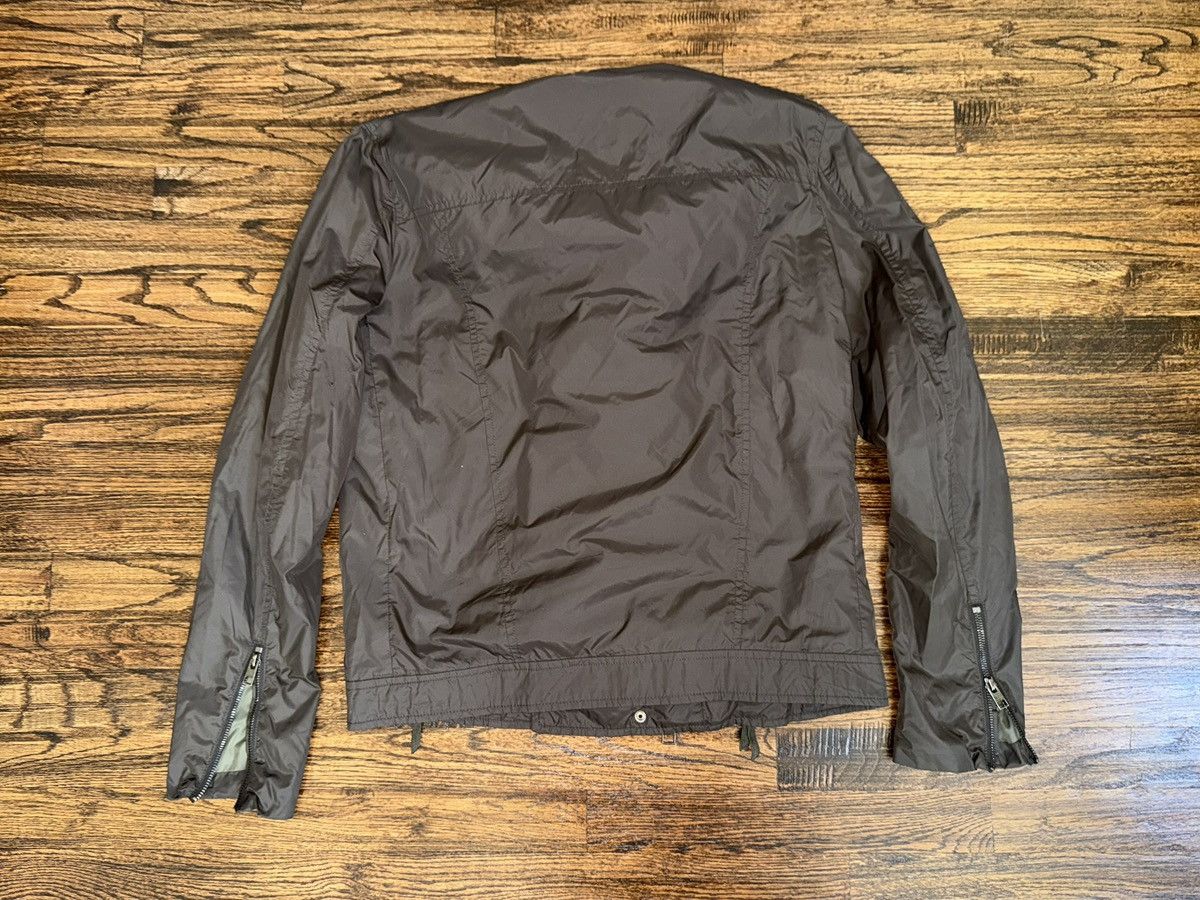 Allsaints ALLSAINTS Novello Nylon Moto Biker Jacket Taupe Size Large Size US L / EU 52-54 / 3 - 5 Thumbnail