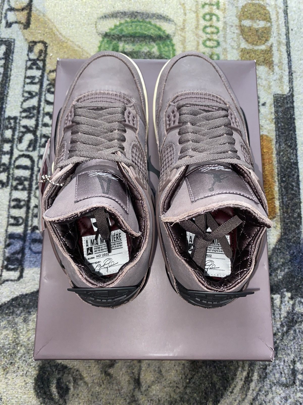 A Ma Maniere × Jordan Brand × Nike Jordan 4 Retro A Ma Maniere Violet Ore Size US 7.5 / EU 40-41 - 5 Thumbnail