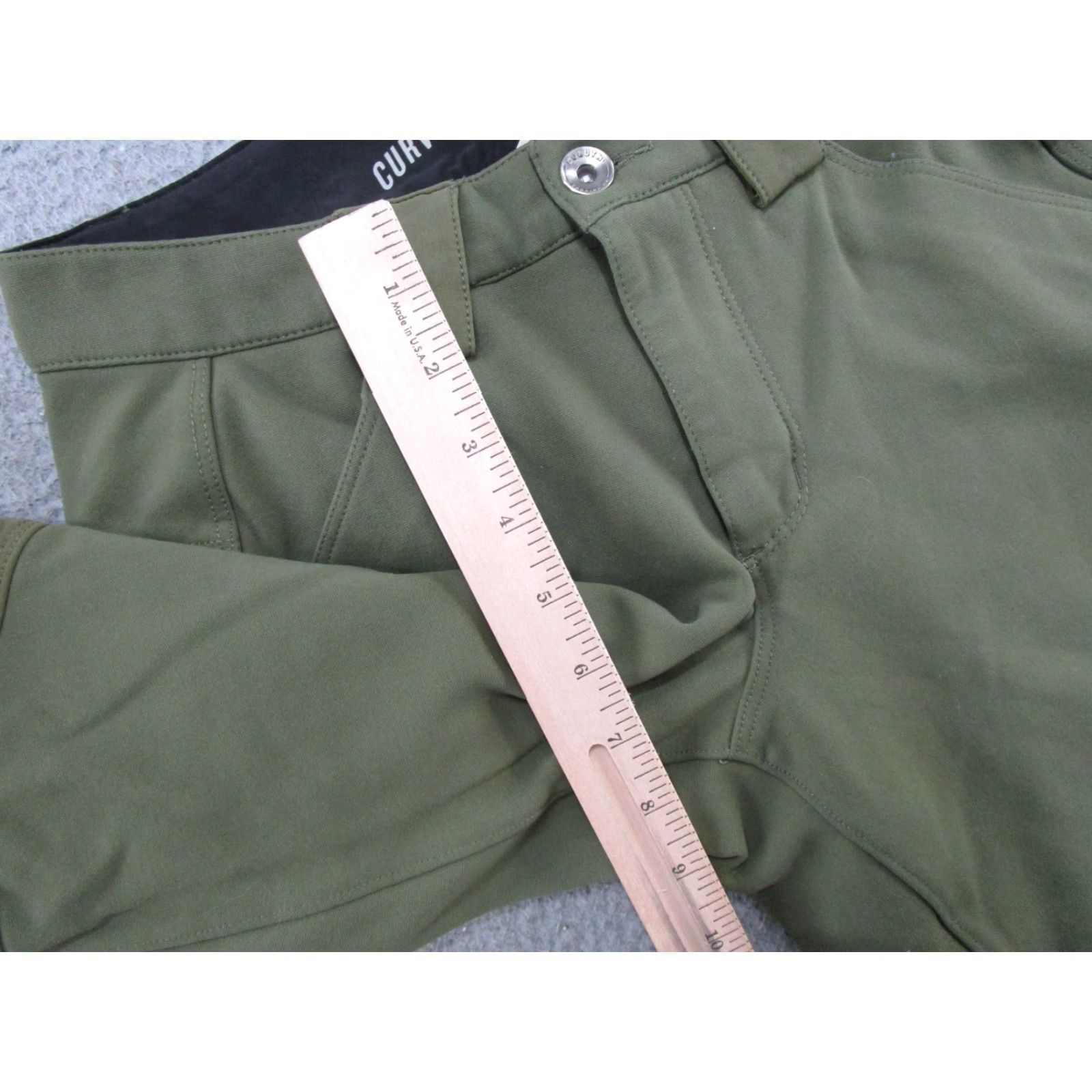 Olive Duluth Womens Hardcore Tech Skinny Leg Work Pants Size 6 Olive Green 75801 Shirt Pants Womens Skinny Brand: Duluth? Size 28" / US 6 / IT 42 - 7 Thumbnail
