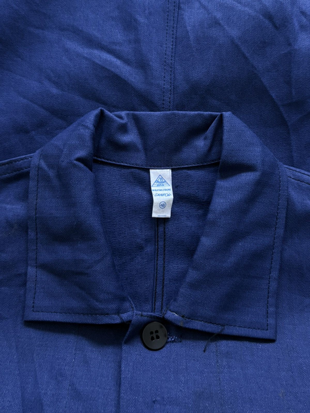 Vetra Vintage 80s German Workwear Sanfor Chore Jacket Size US M / EU 48-50 / 2 - 3 Thumbnail