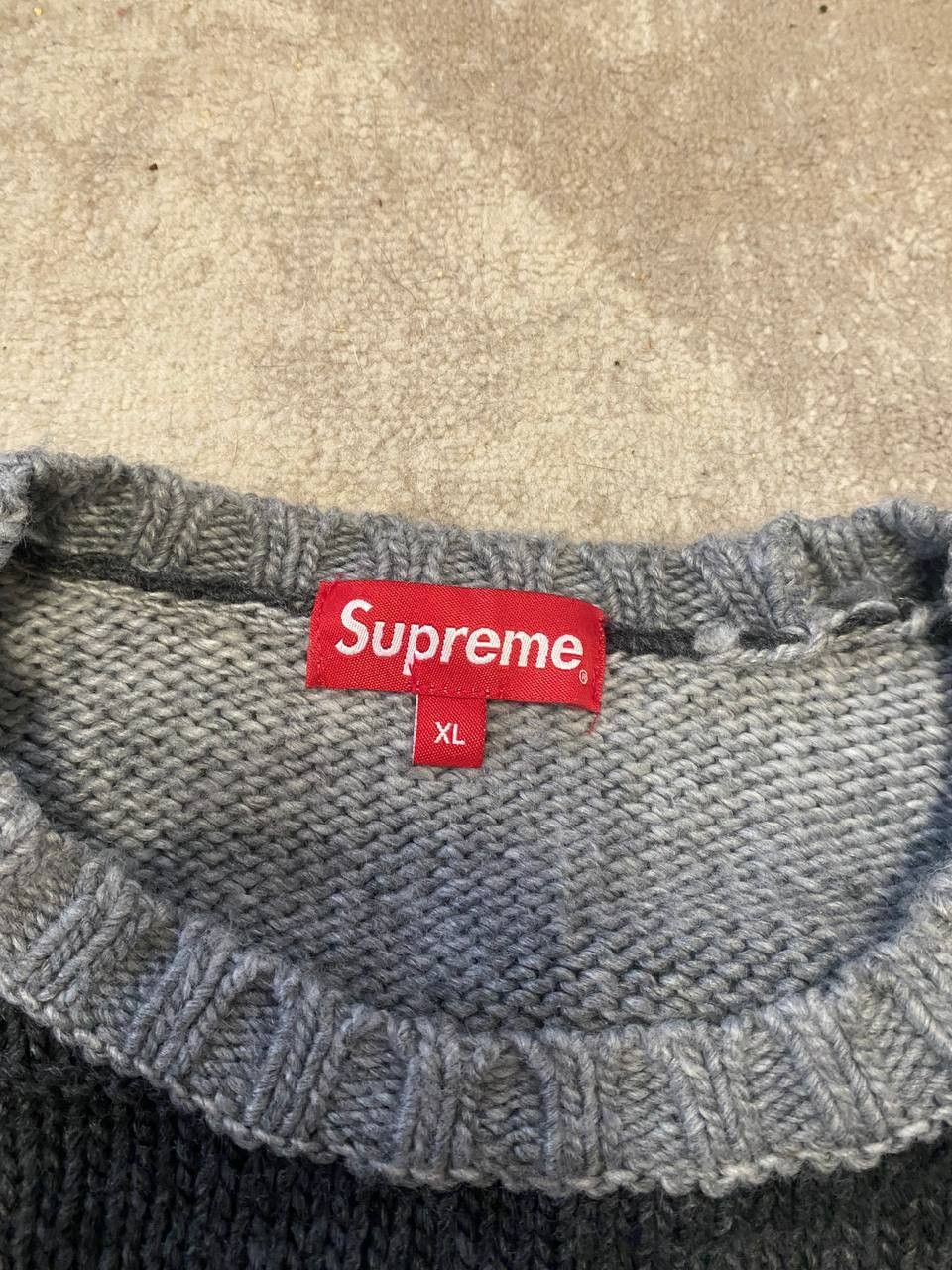 Supreme Supreme FW/22 Gradient Stripe Sweater size XL men’s Size US XL / EU 56 / 4 - 5 Thumbnail