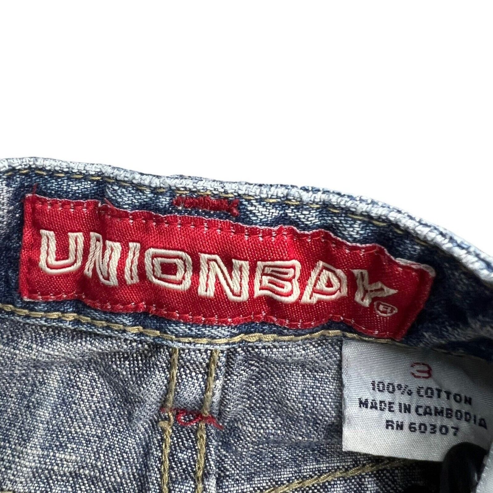 UNIONBAY Y2K Union Bay Denim Jean Mini Skirt Size 3 Size 26" / US 2 / IT 38 - 8 Thumbnail
