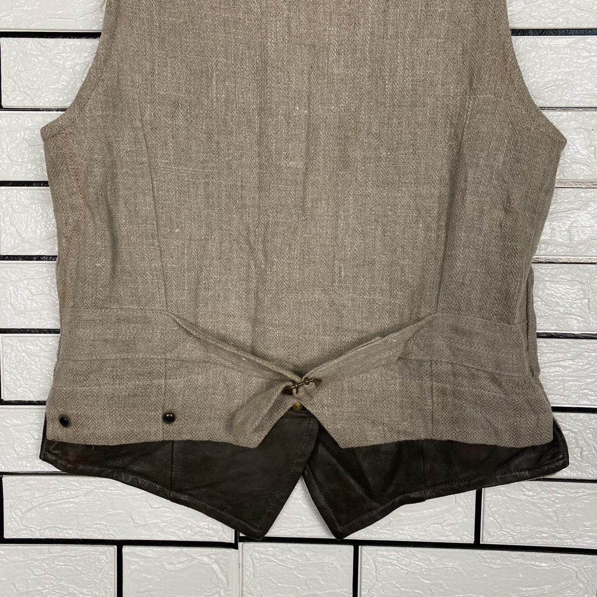 Isaac Sellam Experience 🔥RARE🔥Vintage Reversible Leather Vest Jacket Isaac Sellam Size US M / EU 48-50 / 2 - 18 Thumbnail