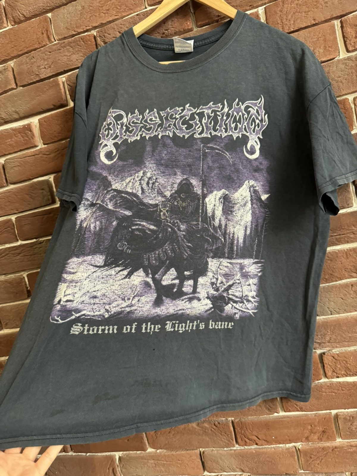 Band Tees Rare Dissection Storm 00s Vintage Black Metal Band T Shirt Size US XL / EU 56 / 4 - 3 Thumbnail