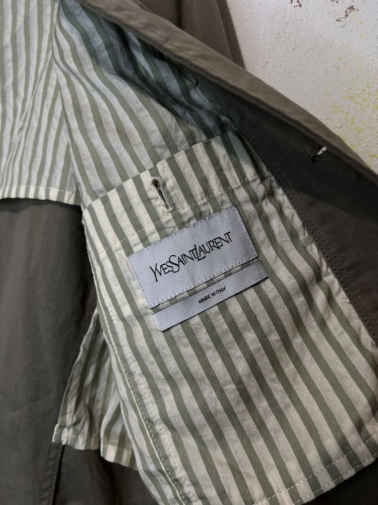 Saint Laurent Paris Yves Saint Laurent Vintage Overshirt Jacket Size US M / EU 48-50 / 2 - 4 Thumbnail
