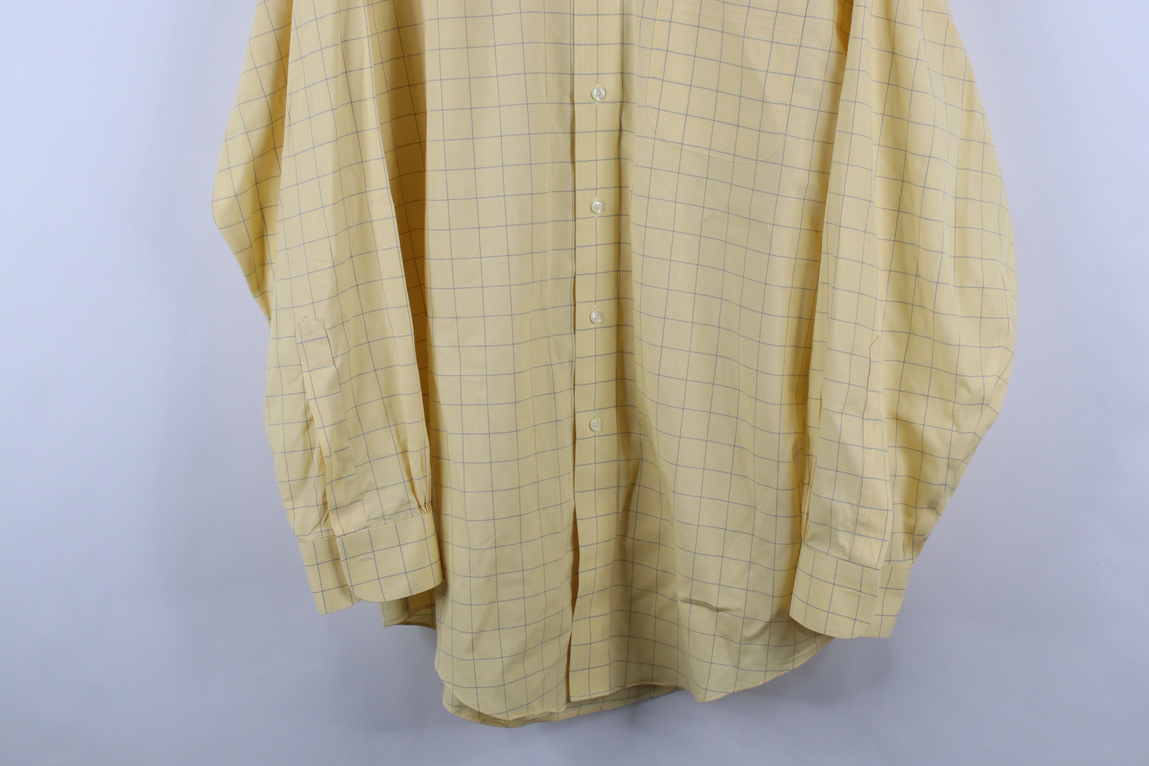 Brooks Brothers × Vintage Vintage Brooks Brothers Cotton Button Down Shirt OCBD Plaid Size US M / EU 48-50 / 2 - 3 Thumbnail