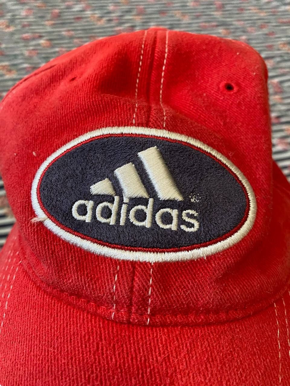 Adidas Vintage Adidas Big Y2K Logo Cap Size ONE SIZE - 5 Thumbnail