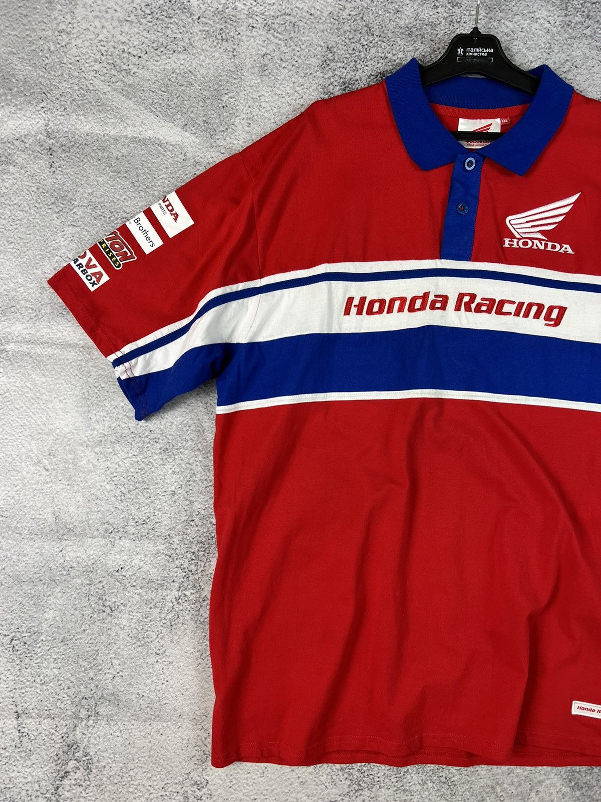 Honda Vintage Honda racing polo T-shirt Size US XXL / EU 58 / 5 - 4 Thumbnail