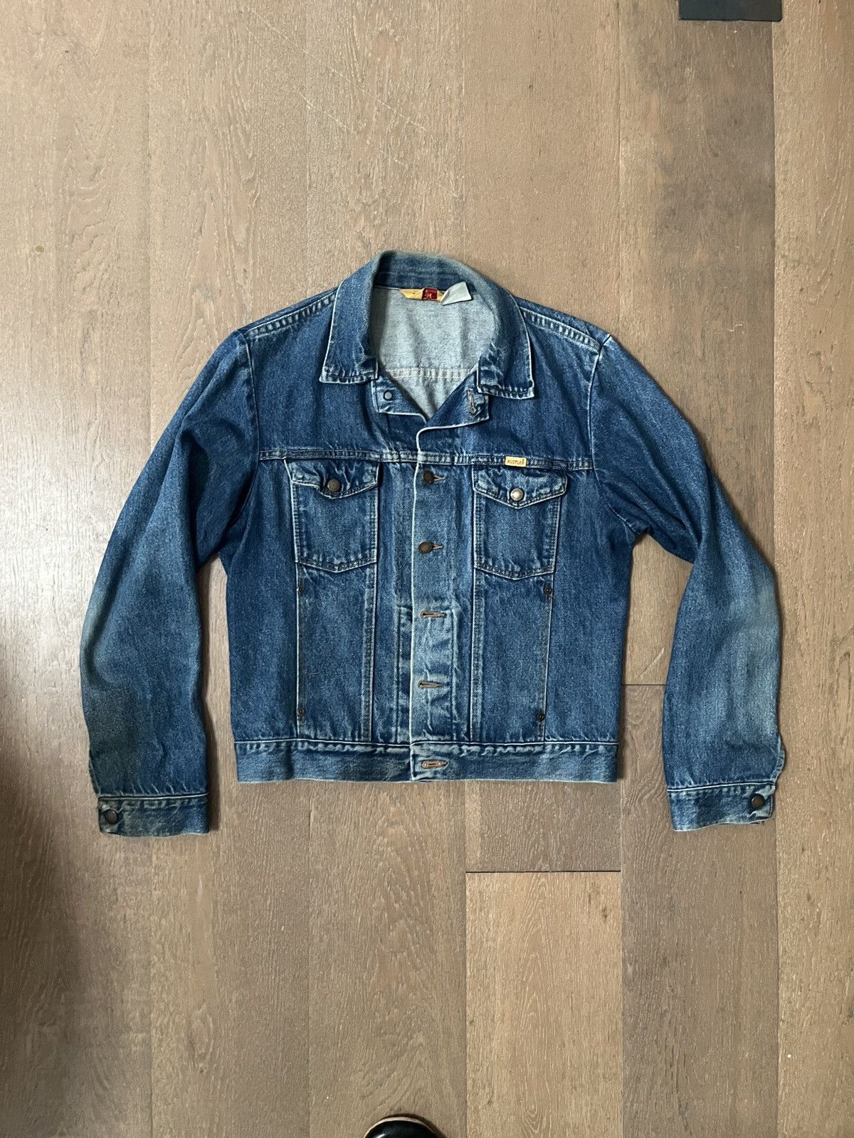 Vintage 80s Rustler Denim Trucker JacketMade in USA Grailed
