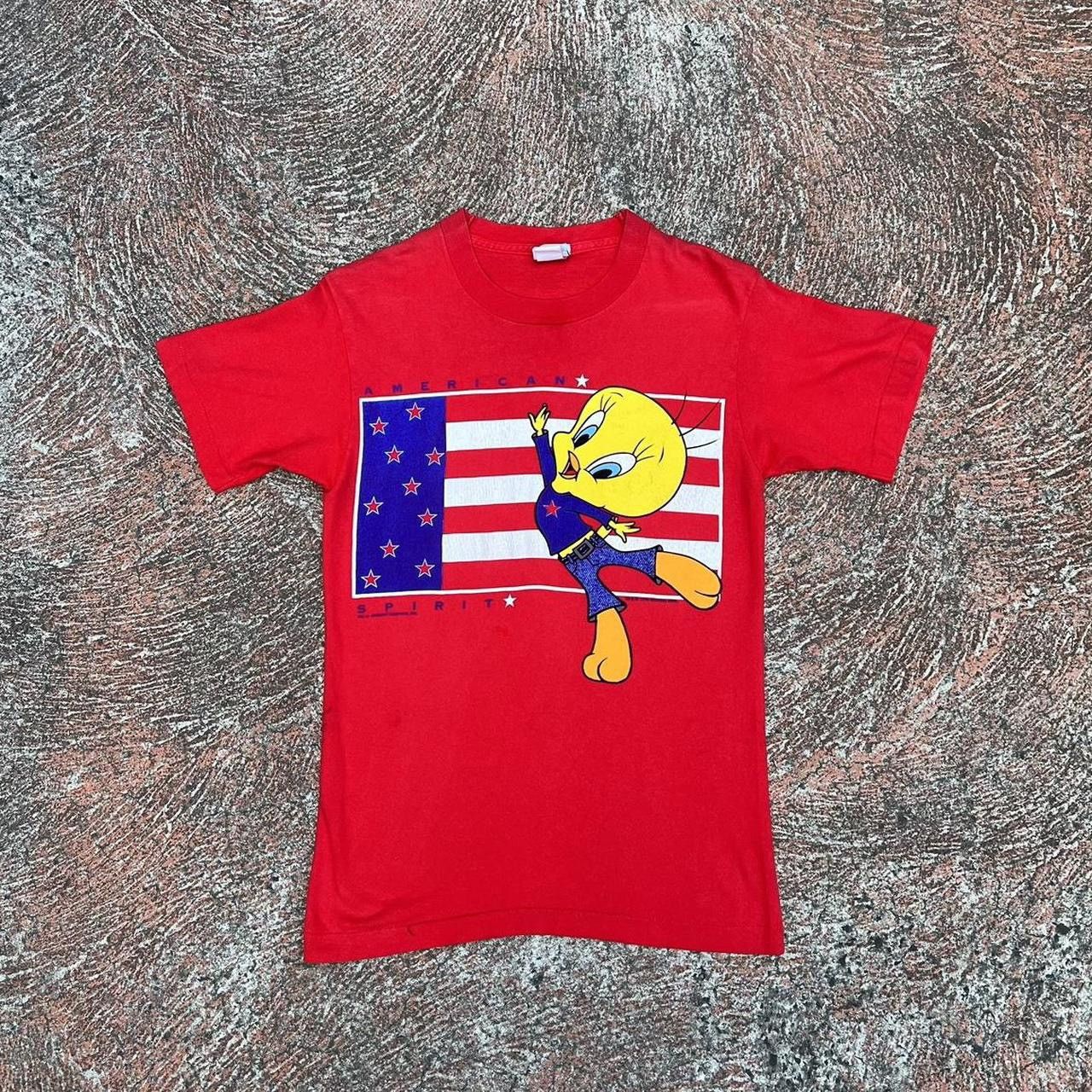 90s Tweety Bird America Airlines Single Stitch T-shirt