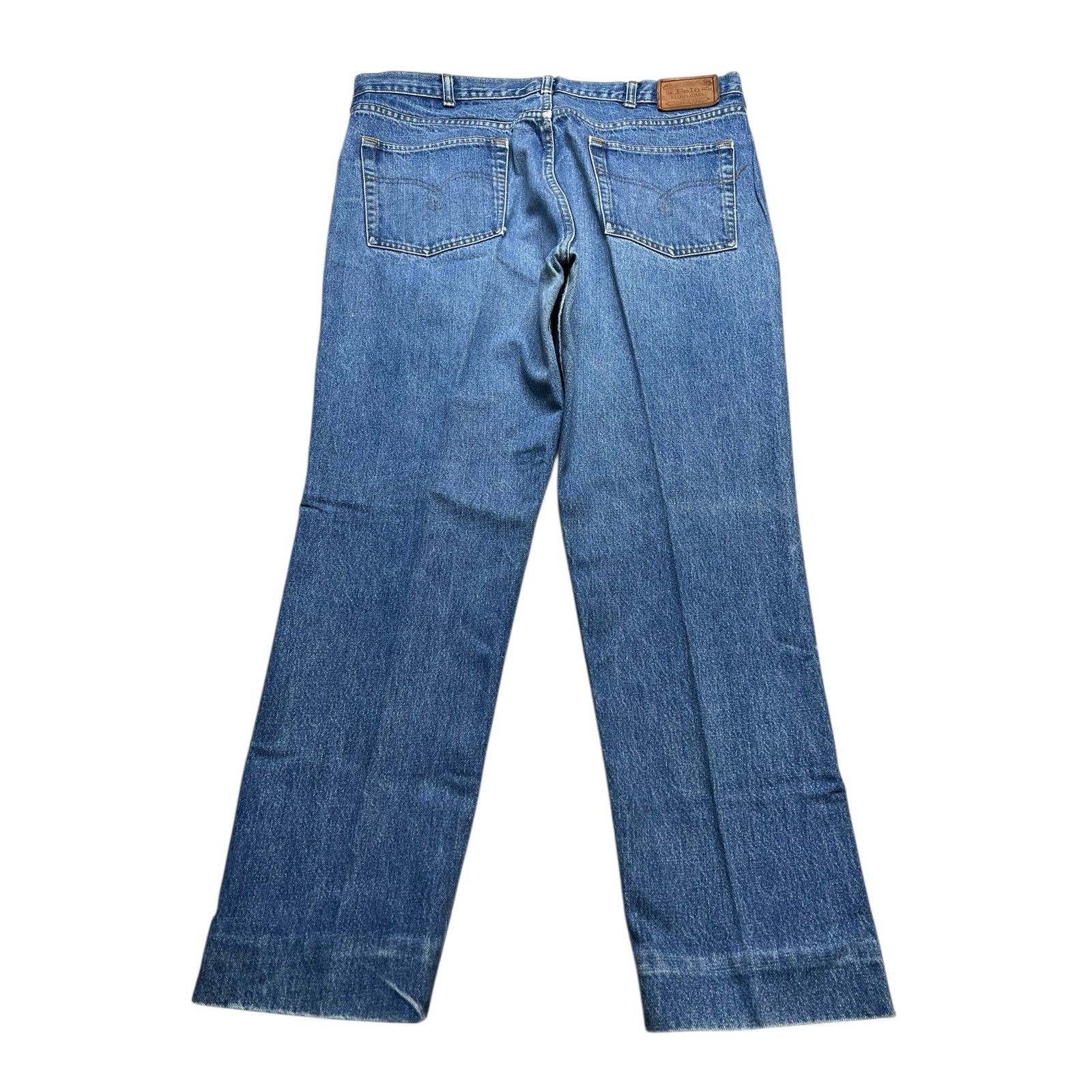 Polo Ralph Lauren Vintage 90s Polo Ralph Lauren Dungarees Jeans Men’s 38x31 Size US 38 / EU 54 - 2 Thumbnail