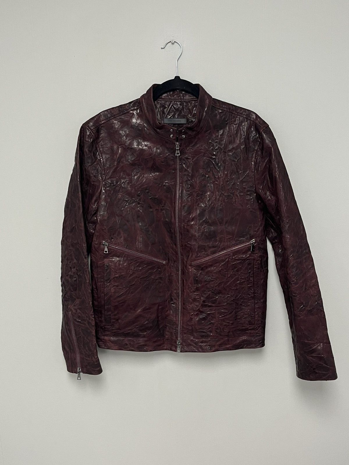 John Varvatos Vicarage racer leather jacket. Size EU 48 USA 38 Size US M / EU 48-50 / 2 - 10 Thumbnail