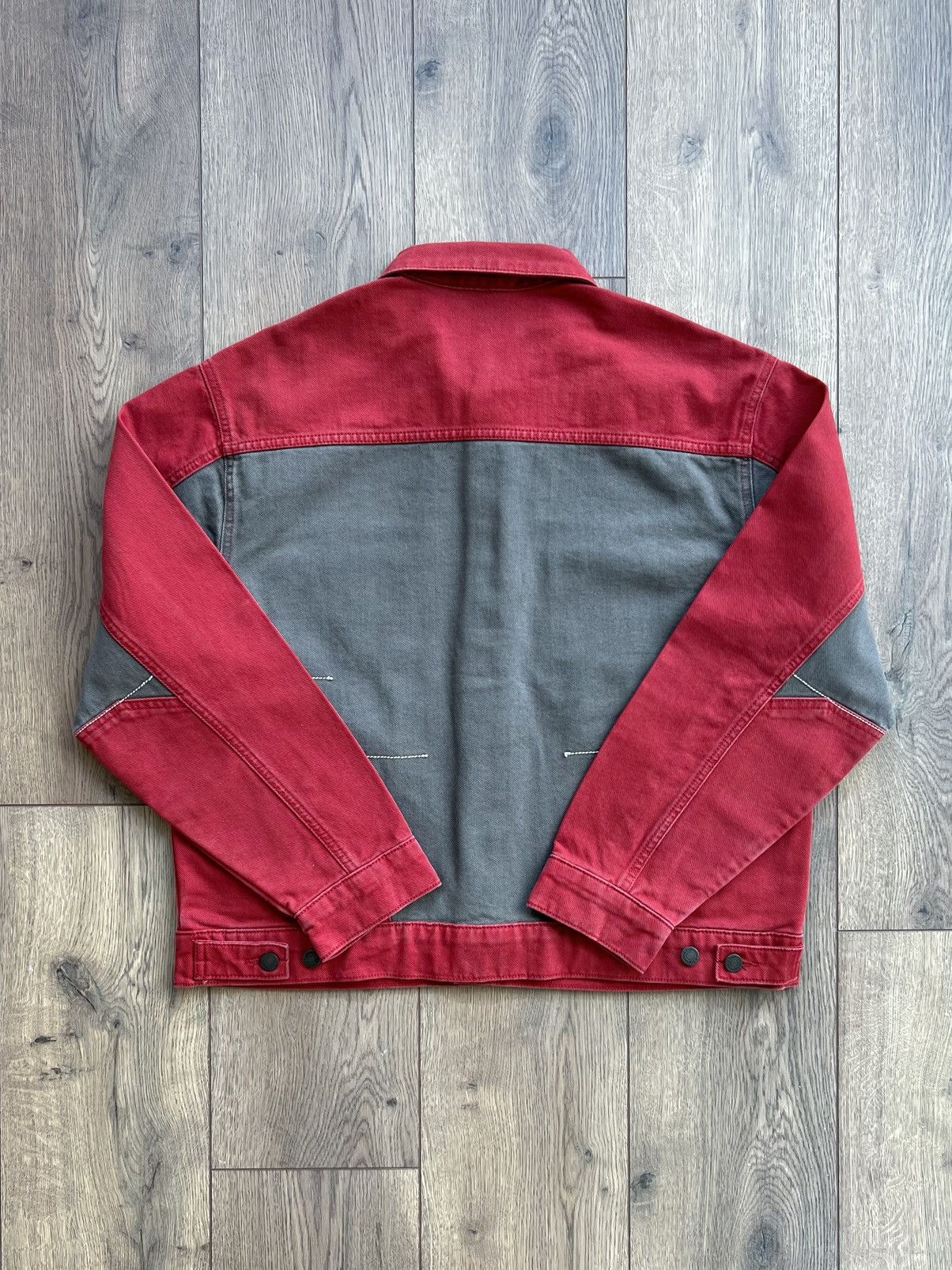 Supreme Supreme 2-Tone Paneled Denim Jacket “Red” Large Size US L / EU 52-54 / 3 - 4 Thumbnail