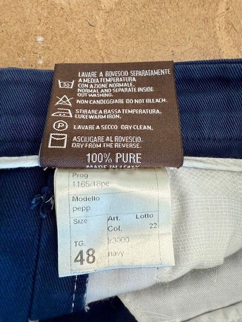 Vintage CUSTOM TAILORED ITALIAN TROUSERS Size US 32 / EU 48 - 6 Thumbnail